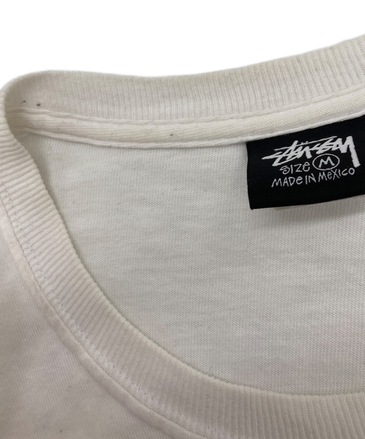 中古・古着通販】stussy (ステューシー) プリントTシャツ ホワイト