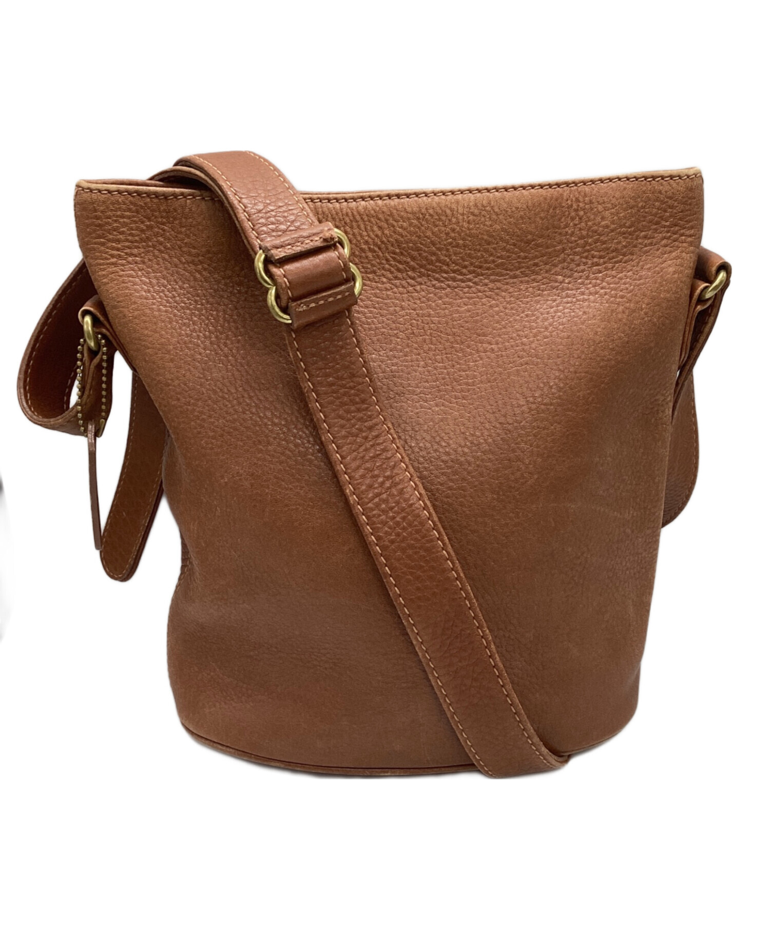 中古・古着通販】COACH (コーチ) バケツ型トートバッグ ブラウン