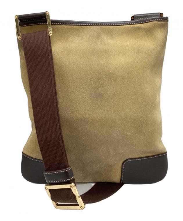 中古・古着通販】LOEWE (ロエベ) アナグラムスエードショルダーバッグ