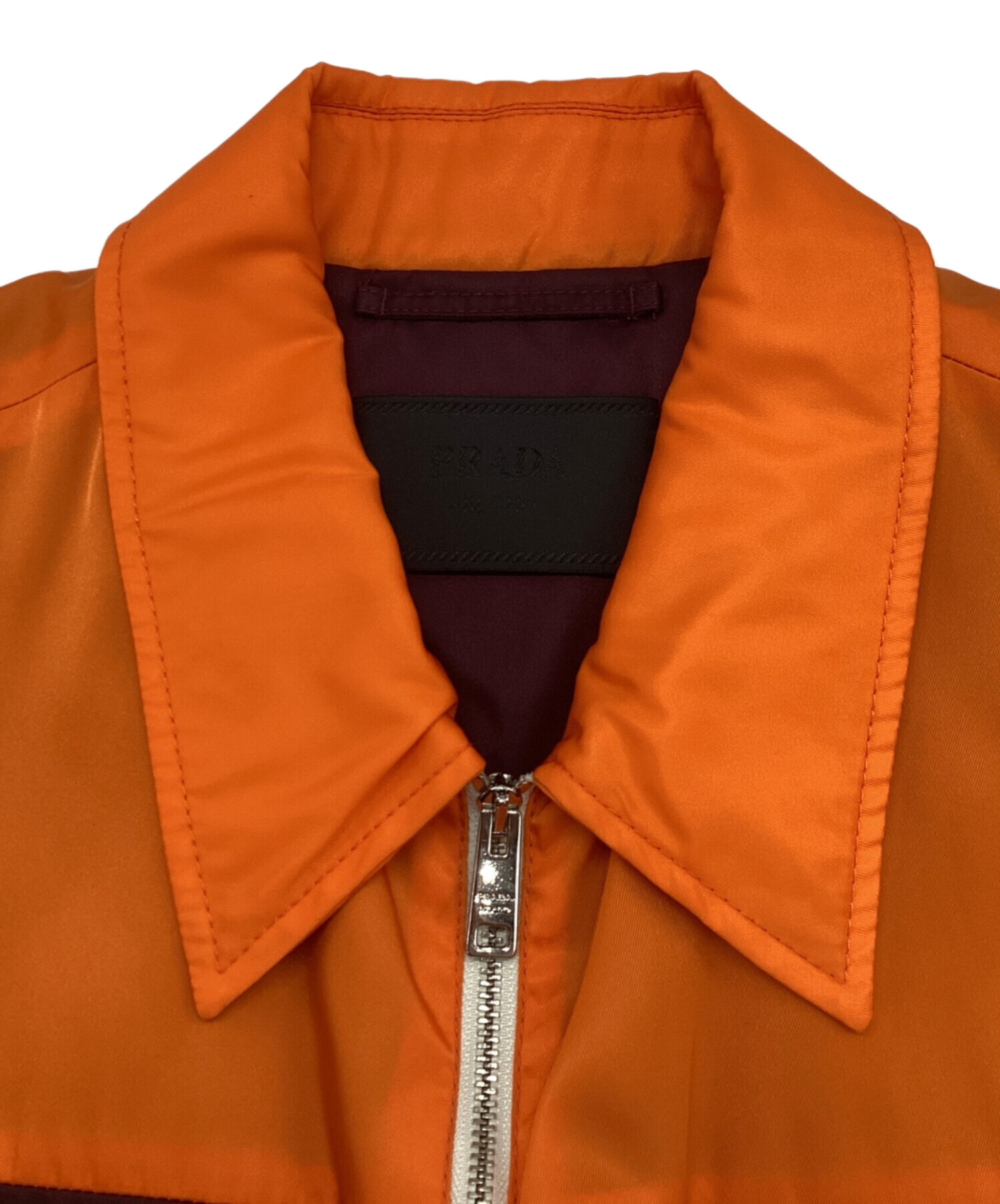中古・古着通販】PRADA (プラダ) トライアングルロゴナイロンジップ