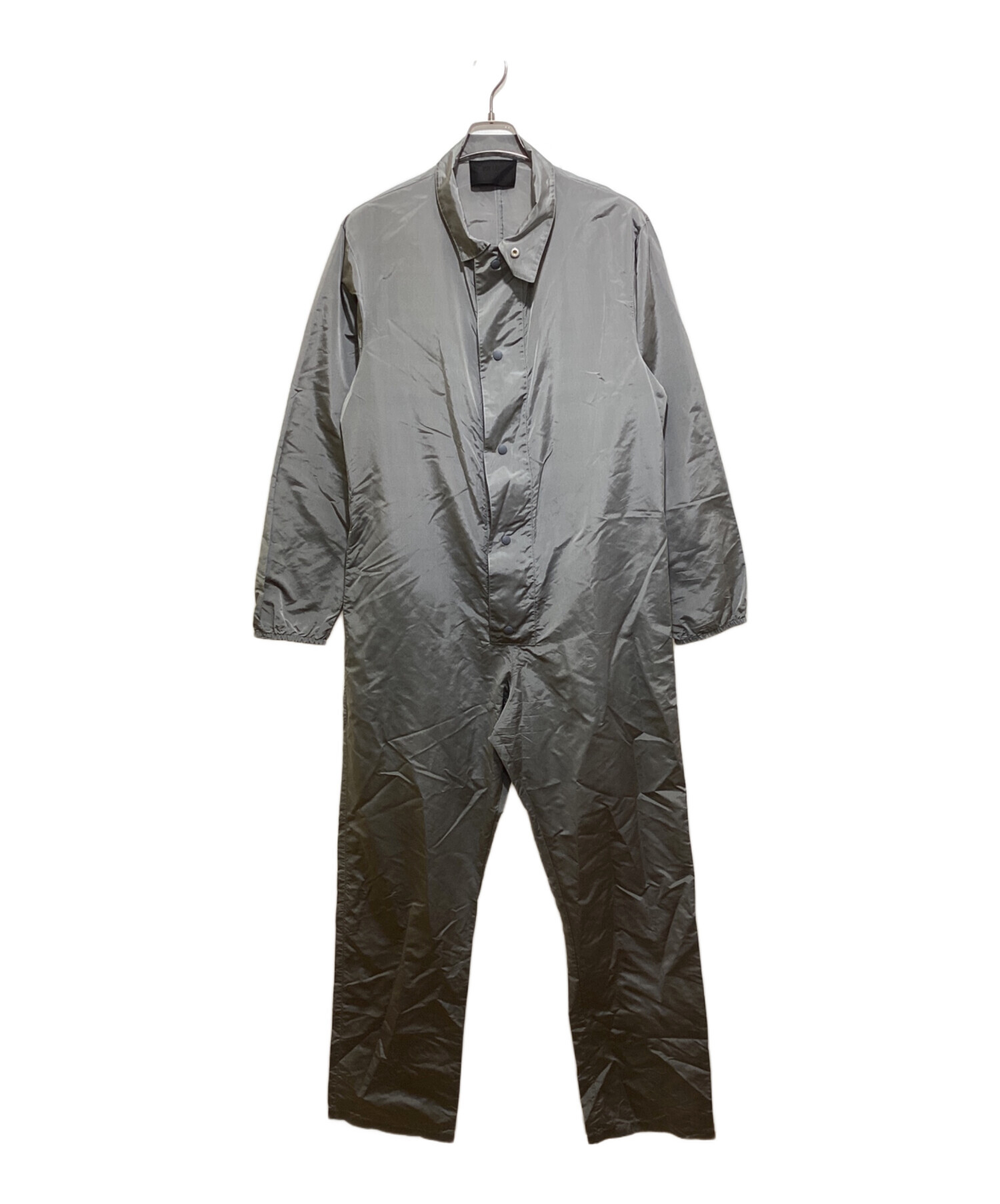 中古・古着通販】PRADA (プラダ) バックプリント シルクジャンプスーツ