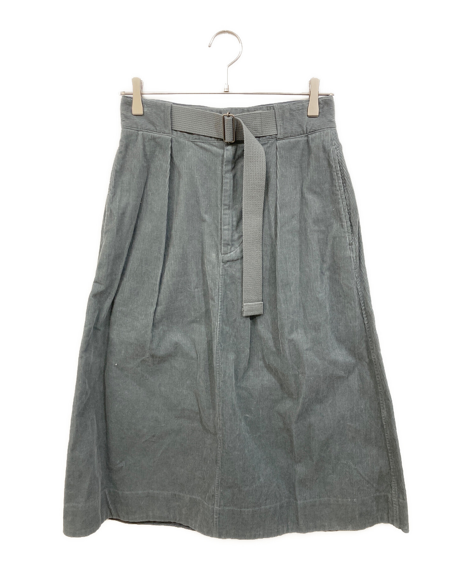 中古・古着通販】MHL (エムエイチエル) DRY COTTON NEEDLECORD SKIRT