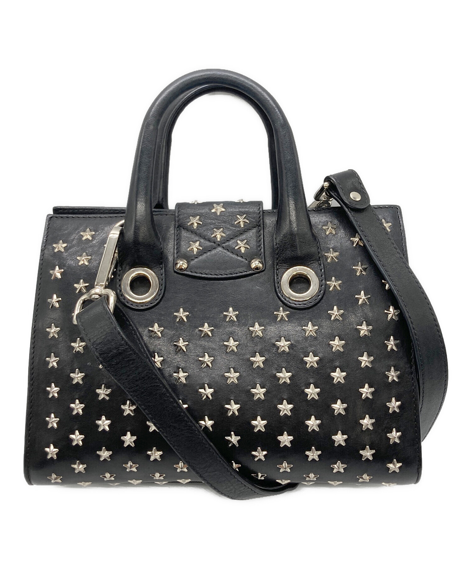 中古・古着通販】JIMMY CHOO (ジミーチュウ) スタッズ2WAYショルダー