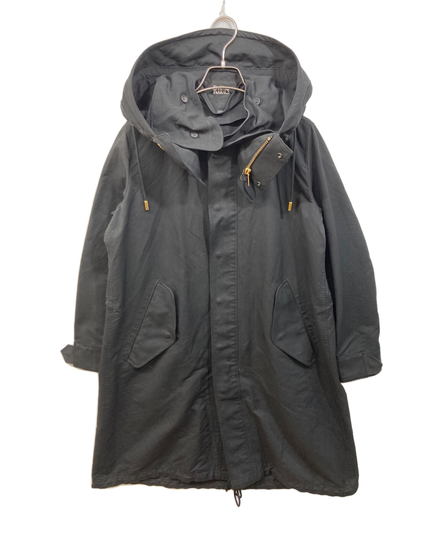 中古・古着通販】THE RERACS (ザ リラクス) モッズコート ブラック