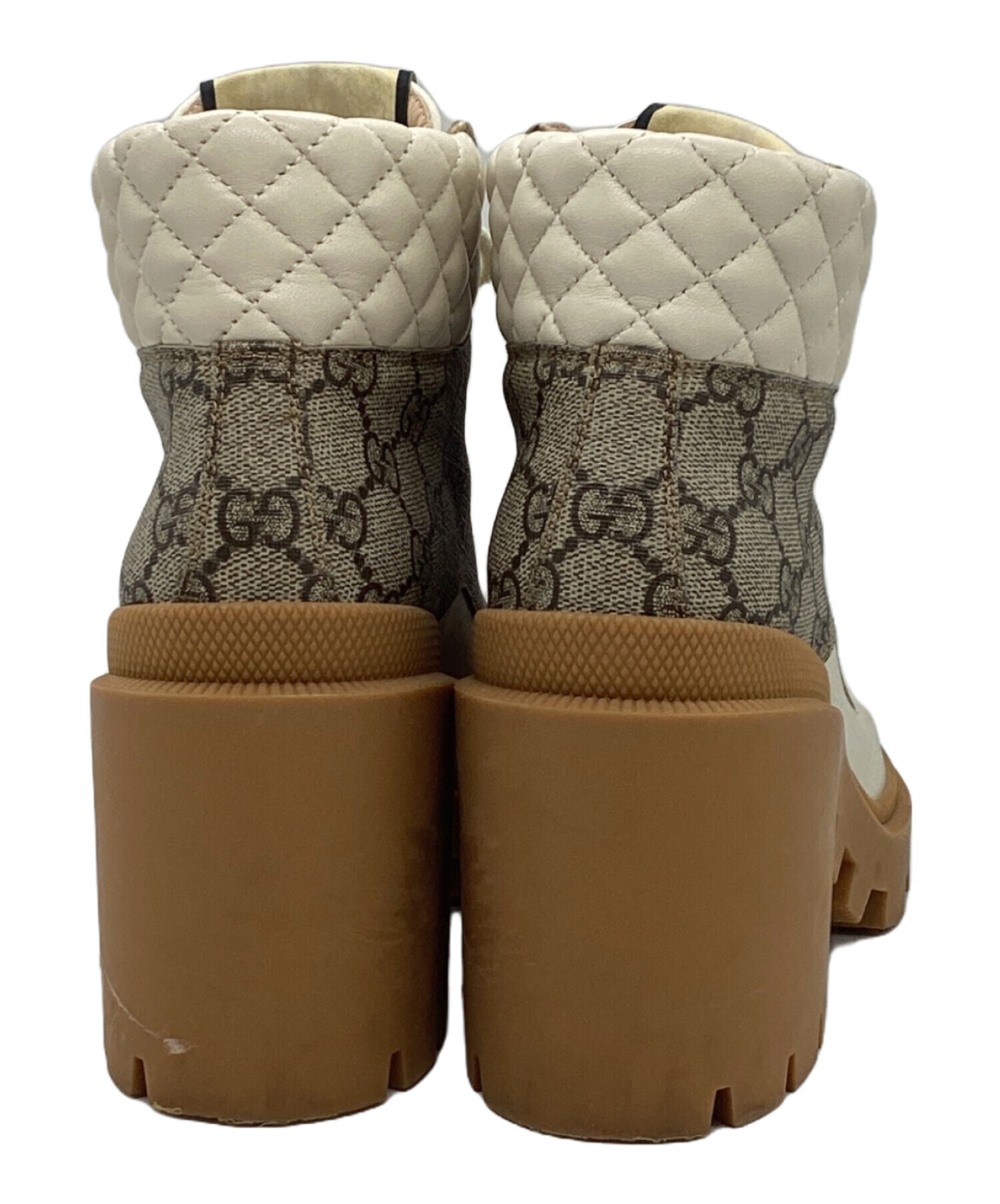 中古・古着通販】GUCCI (グッチ) GGスプリーム アンクル ブーツ