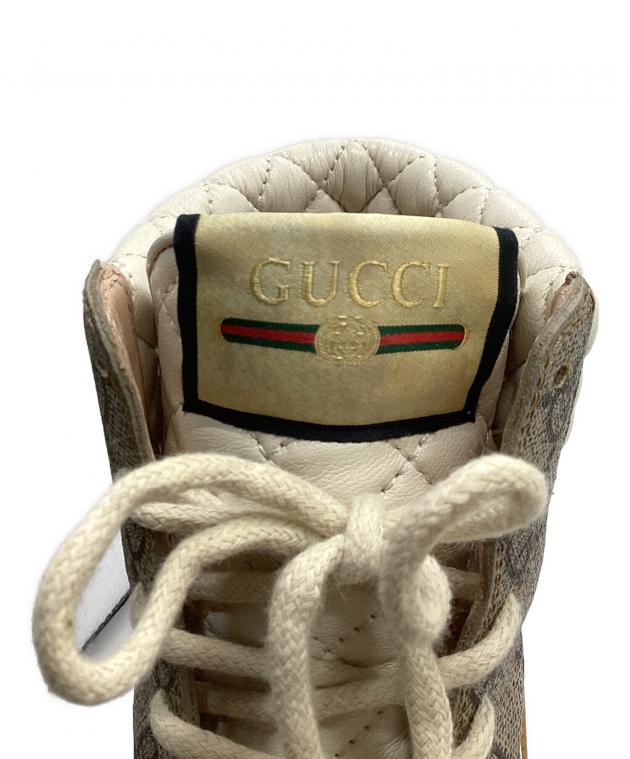 中古・古着通販】GUCCI (グッチ) GGスプリーム アンクル ブーツ