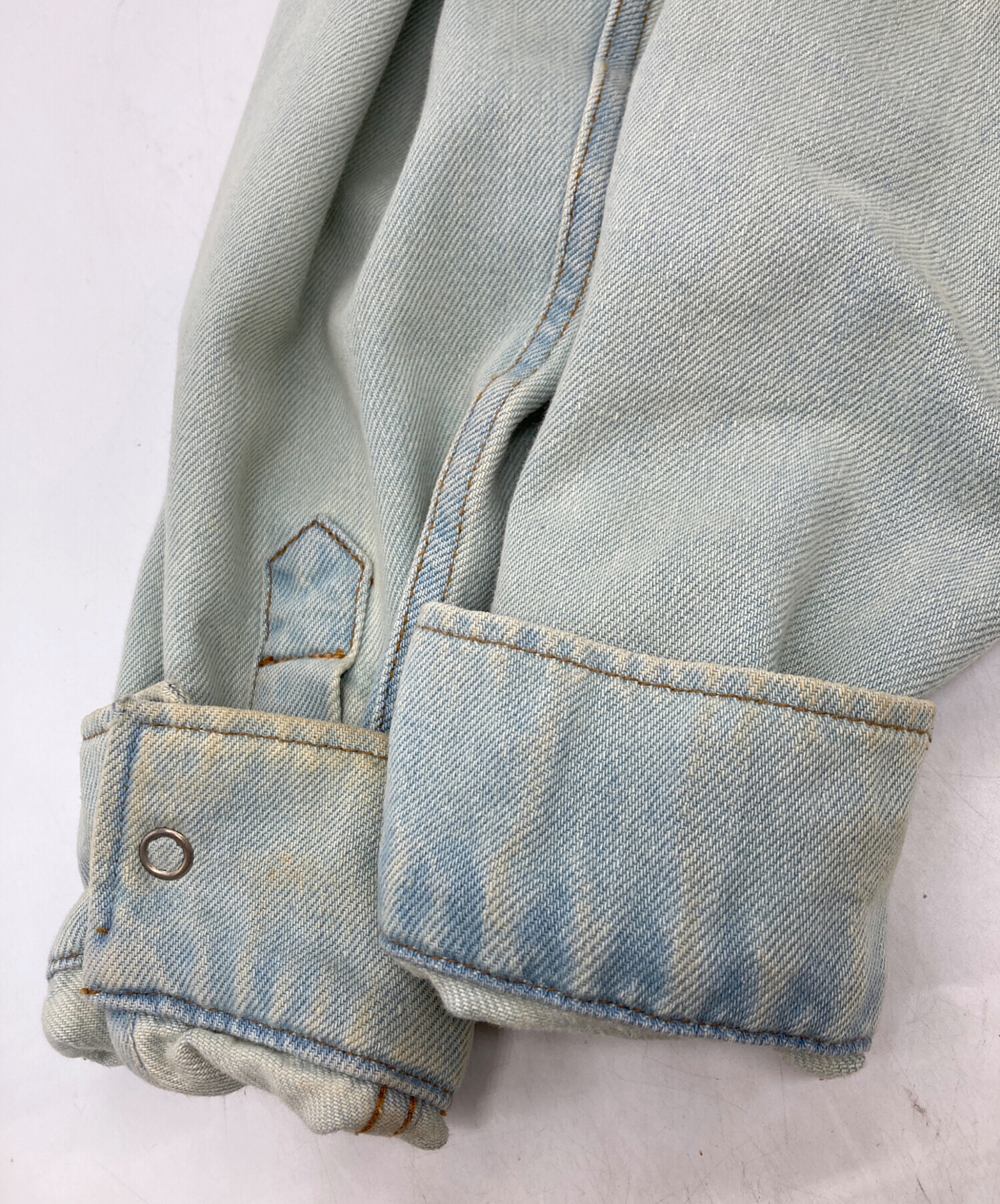 中古・古着通販】AMI PARIS (アミ パリス) デニムシャツ ブルー サイズ