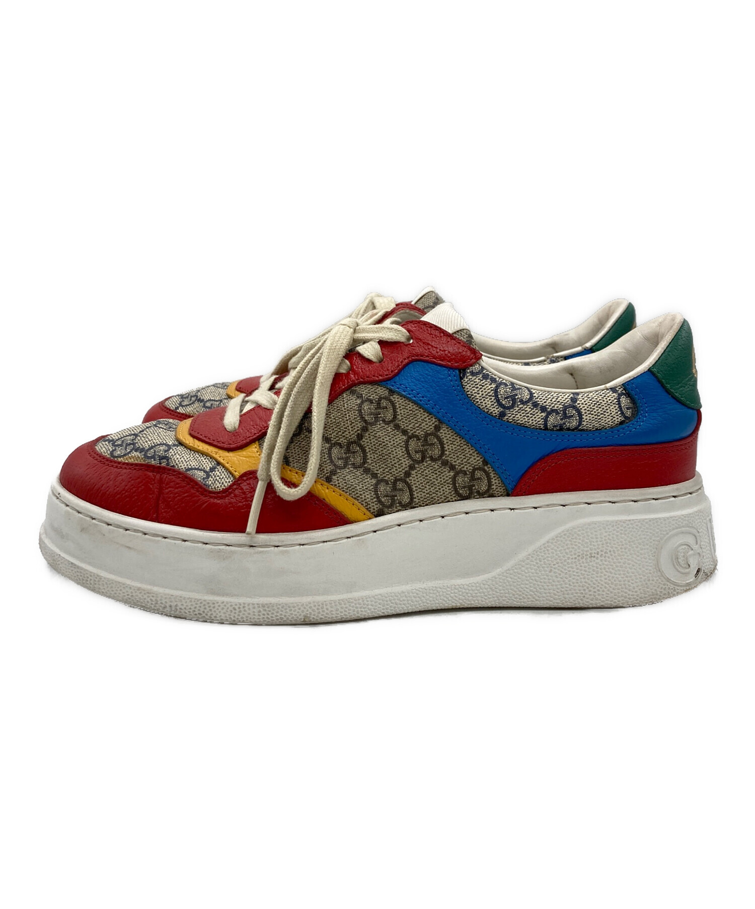 中古・古着通販】GUCCI (グッチ) GGスプリームローカットスニーカー