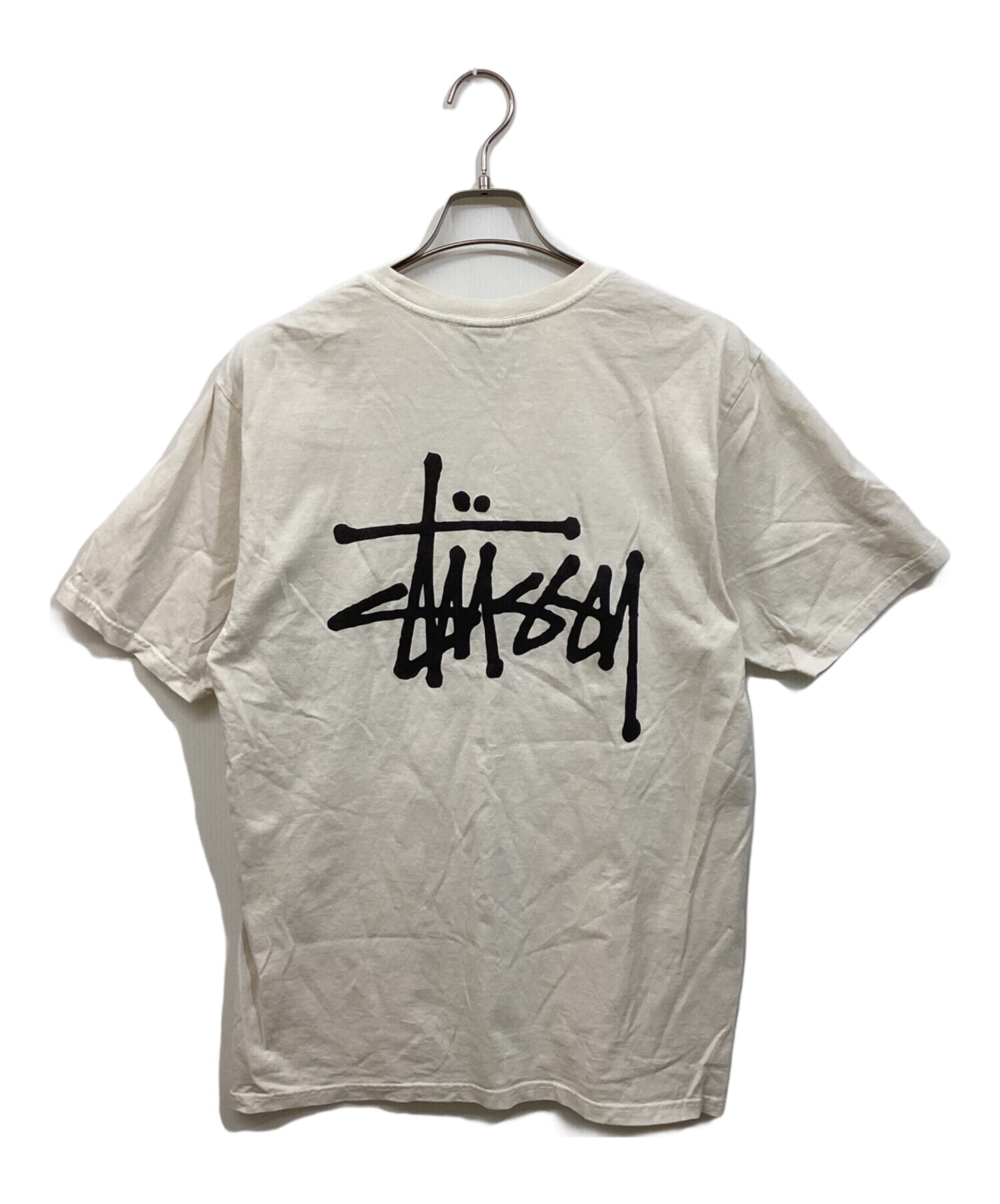 中古・古着通販】stussy (ステューシー) ロゴTシャツ ホワイト サイズ