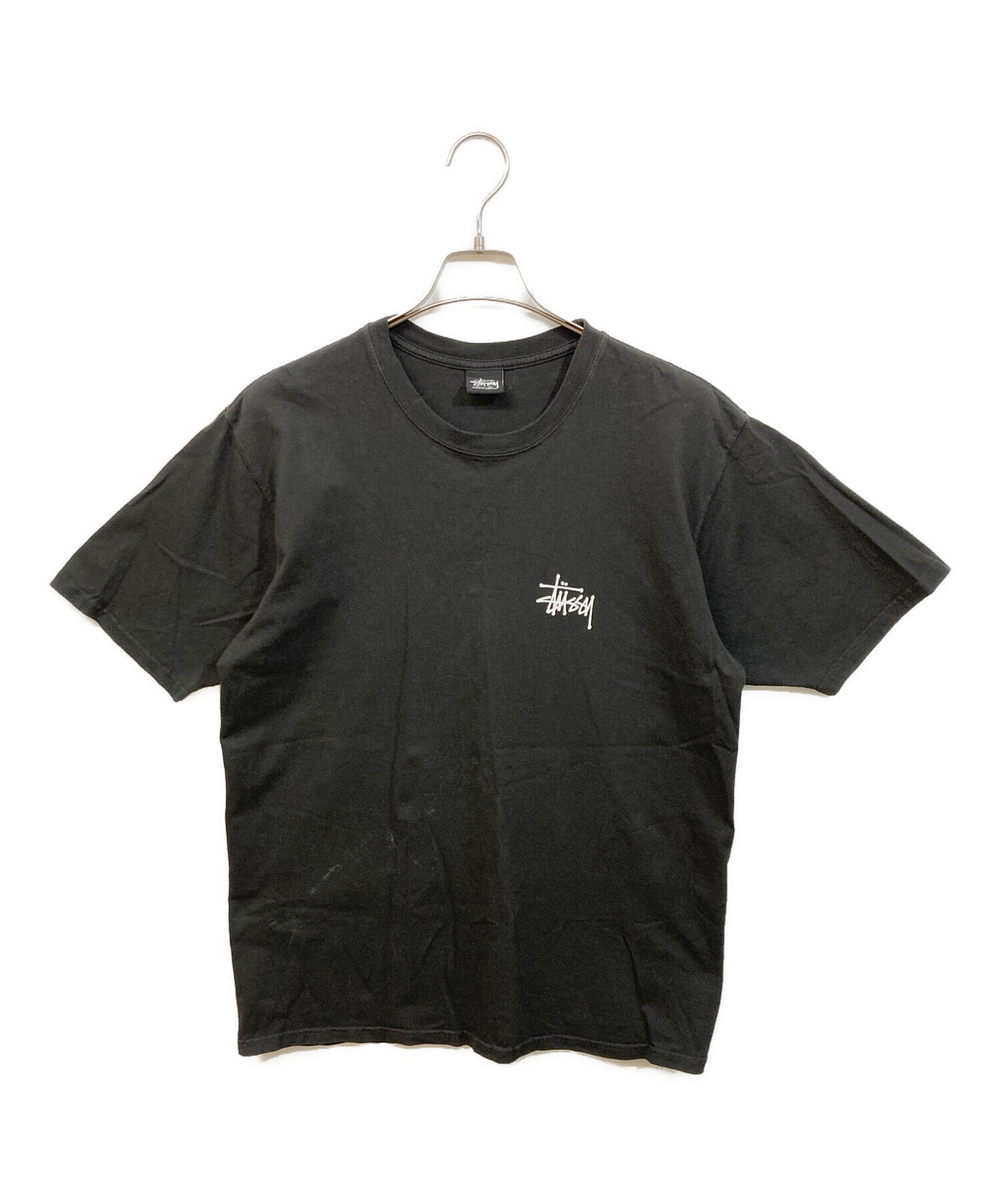 中古・古着通販】stussy (ステューシー) ロゴTシャツ ブラック サイズ 