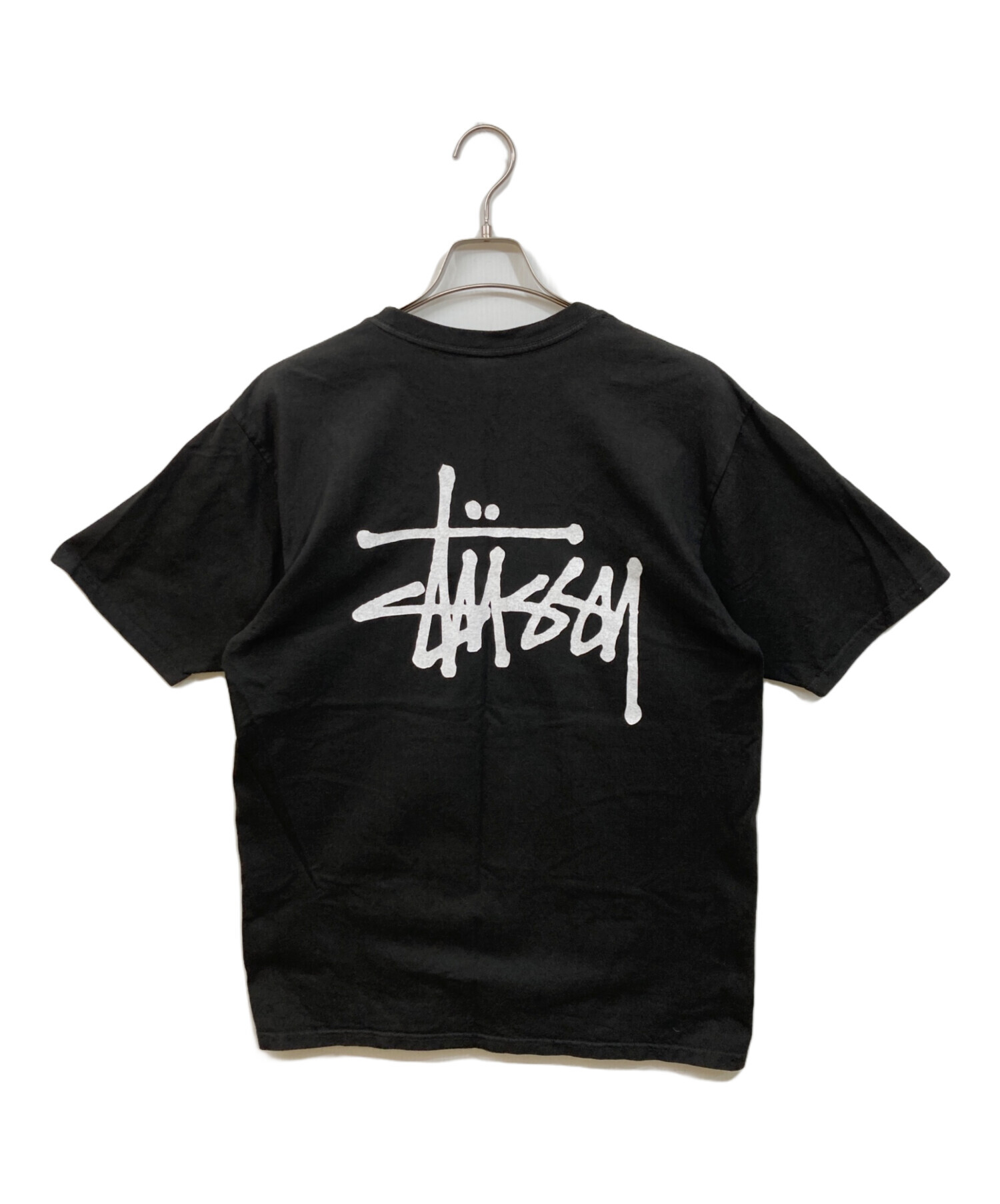 中古・古着通販】stussy (ステューシー) ロゴTシャツ ブラック サイズ