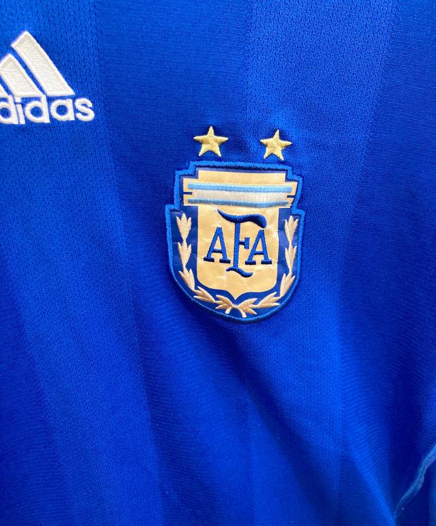 中古・古着通販】adidas (アディダス) ゲームシャツ ネイビー サイズ
