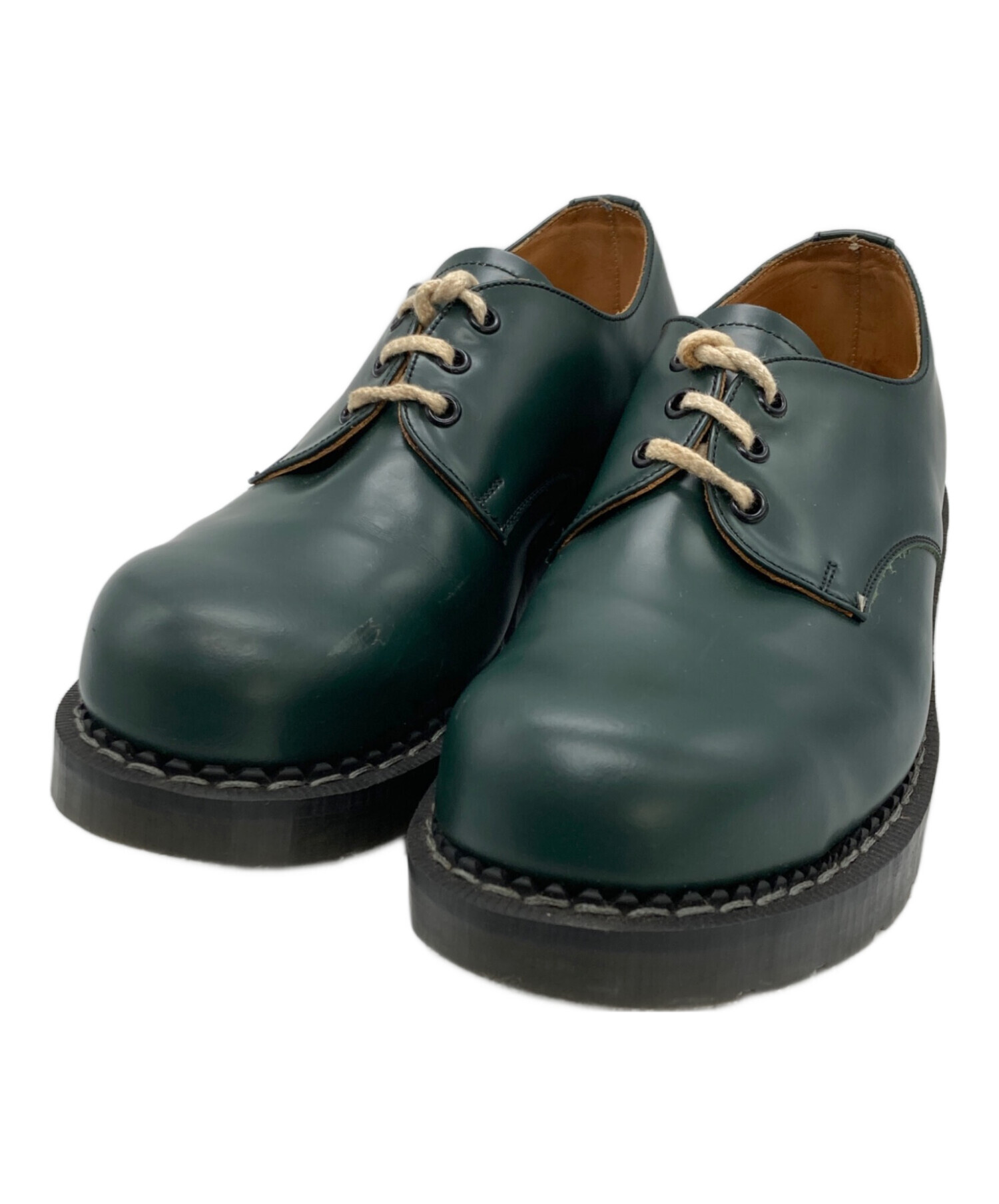 中古・古着通販】SOLOVAIR (ソロヴェアー) 3ホールシューズ オリーブ