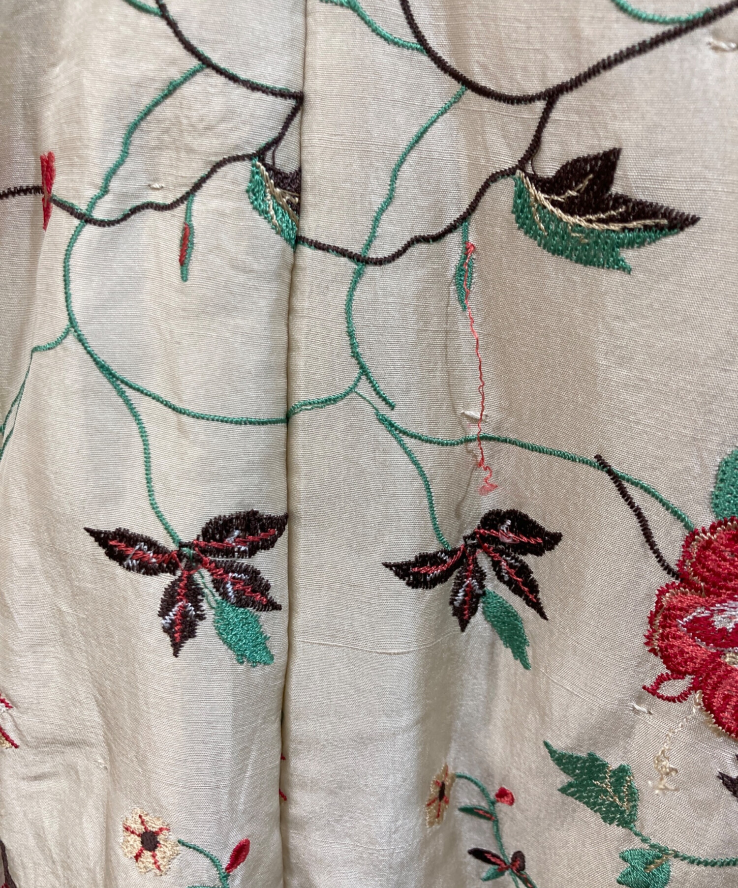 中古・古着通販】NOKO OHNO (ノコ オーノ) フラワー刺繍シルクコート