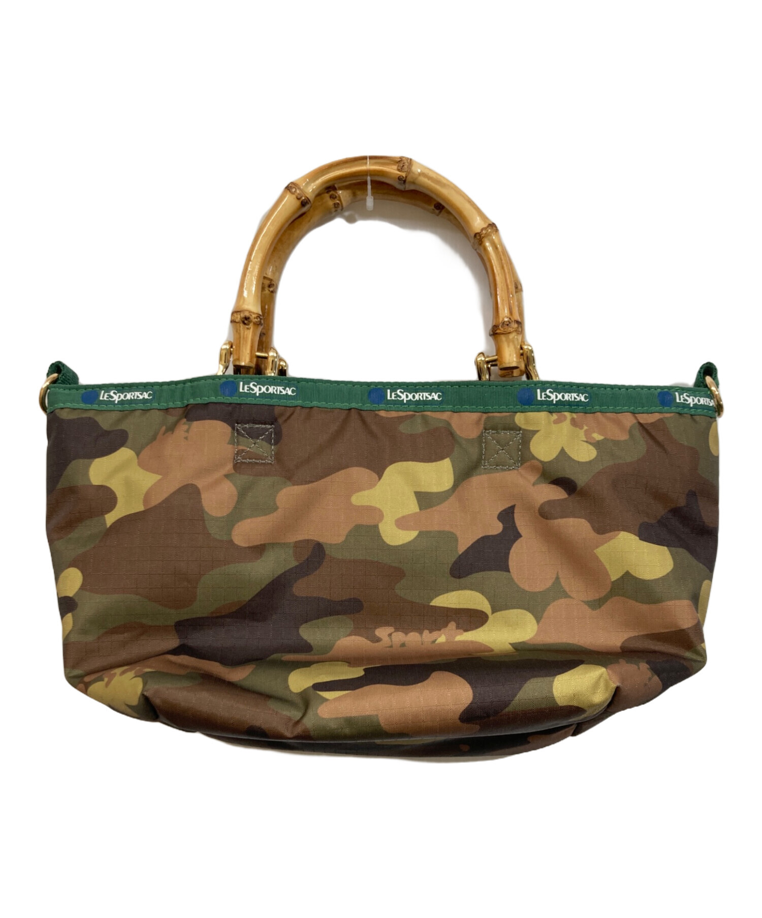 中古・古着通販】LeSportsac (レスポートサック) バンブーハンドバッグ