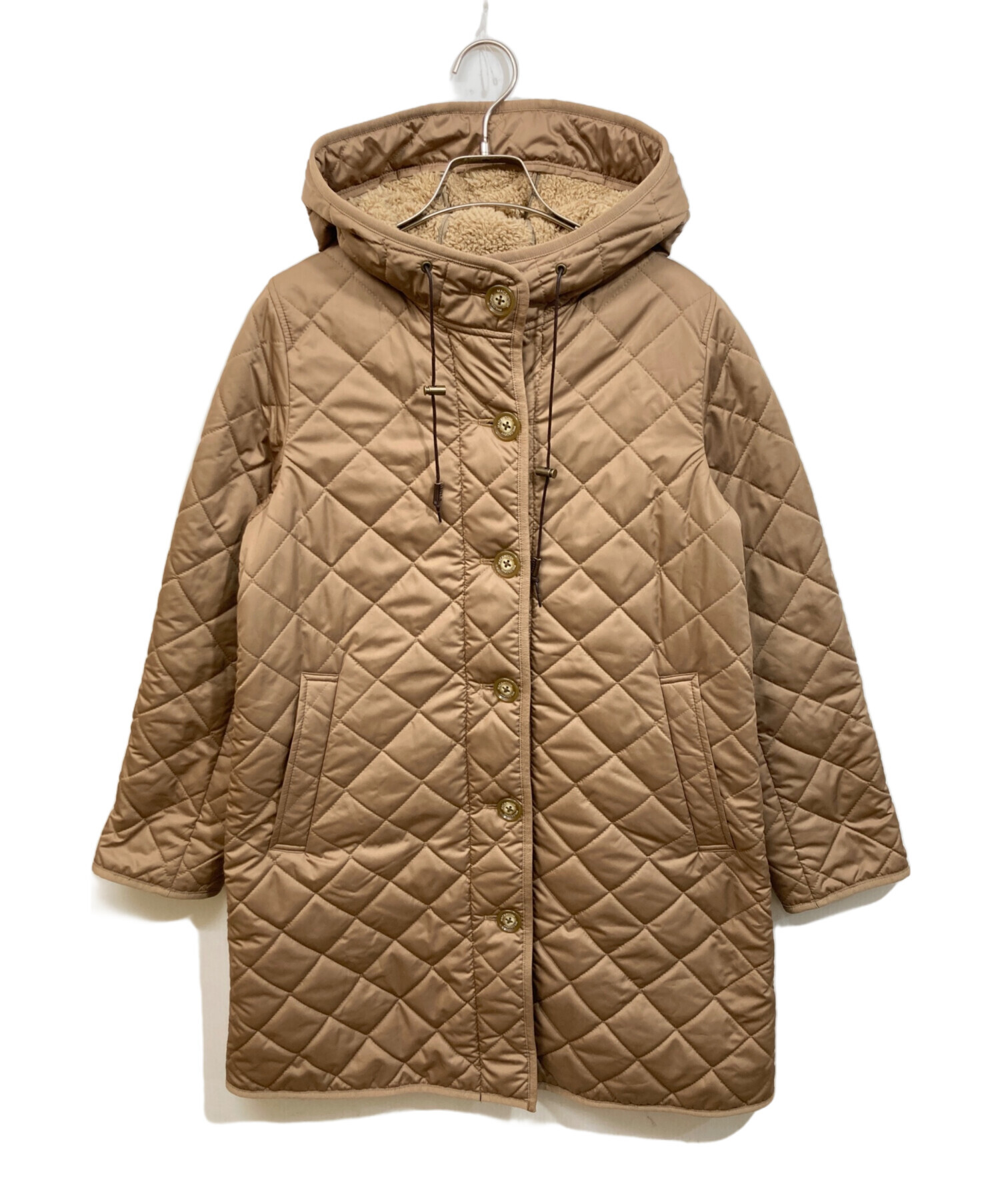 マッキントッシュ MACKINTOSH キルティングボアコート 黒 サイズ38