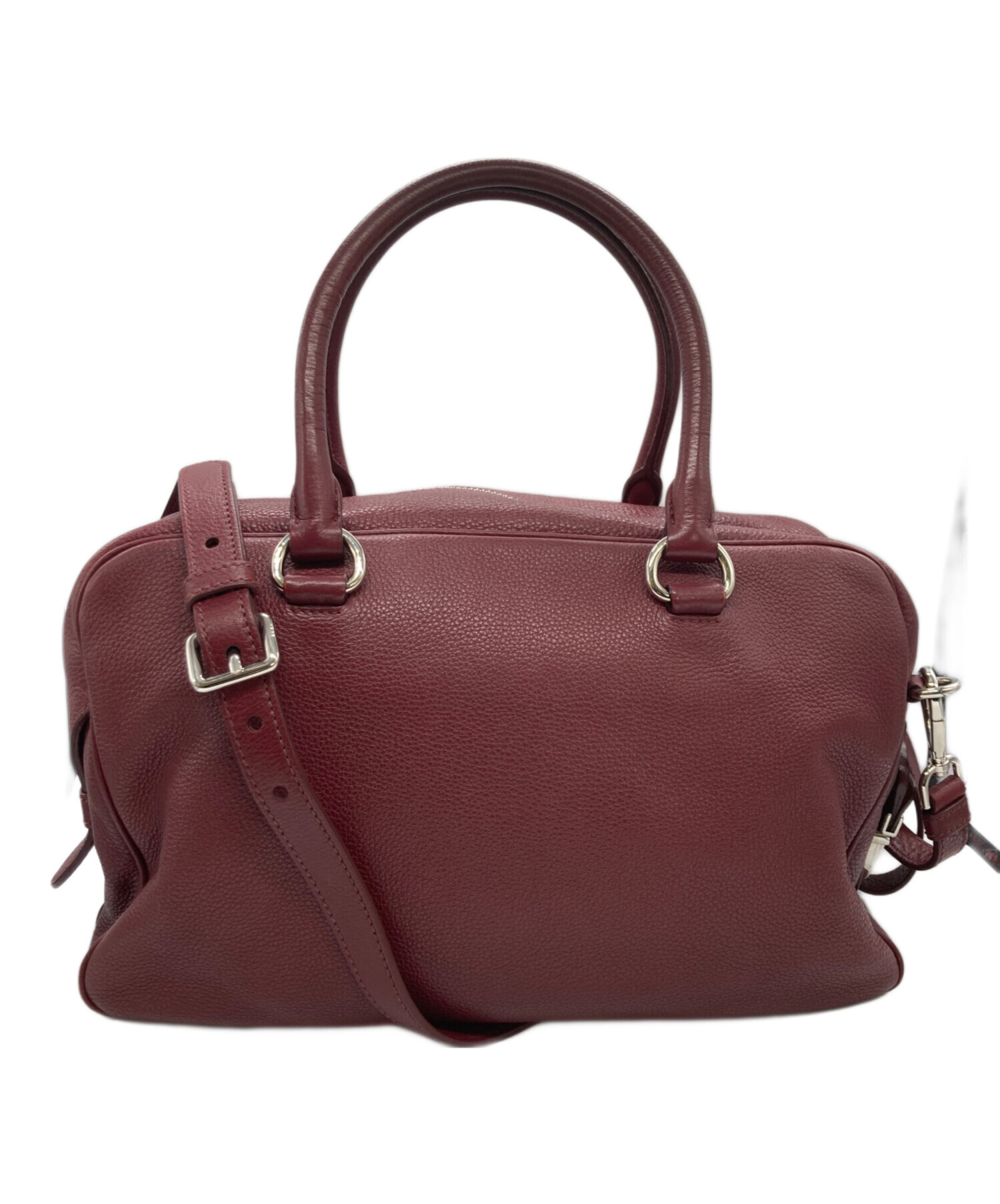 中古・古着通販】PRADA (プラダ) 2WAYショルダーバッグ ボルドー