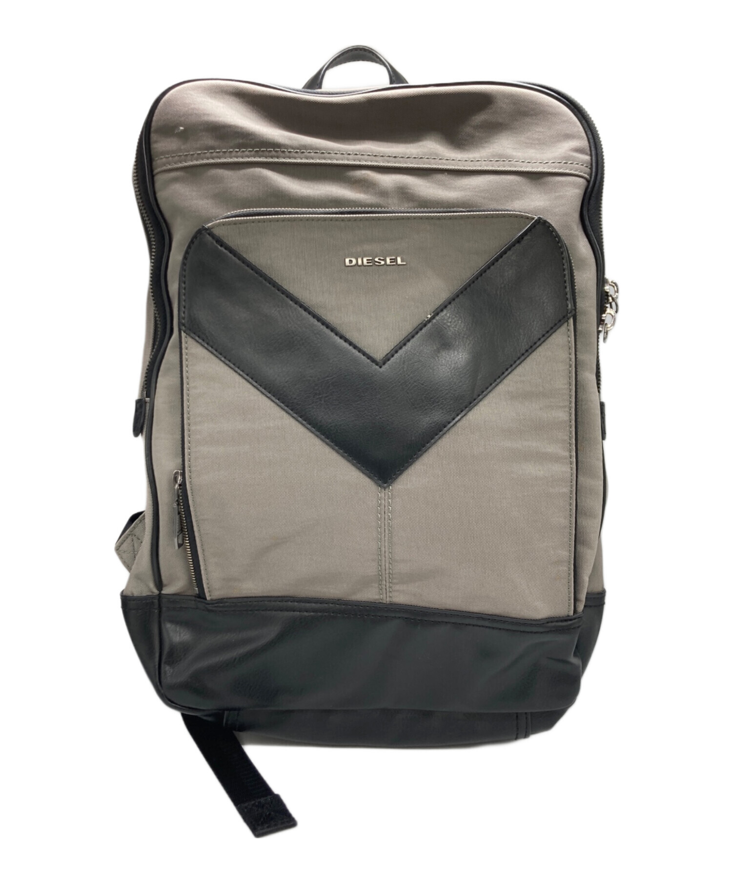 中古・古着通販】DIESEL (ディーゼル) ロゴバックパック ブラウン 