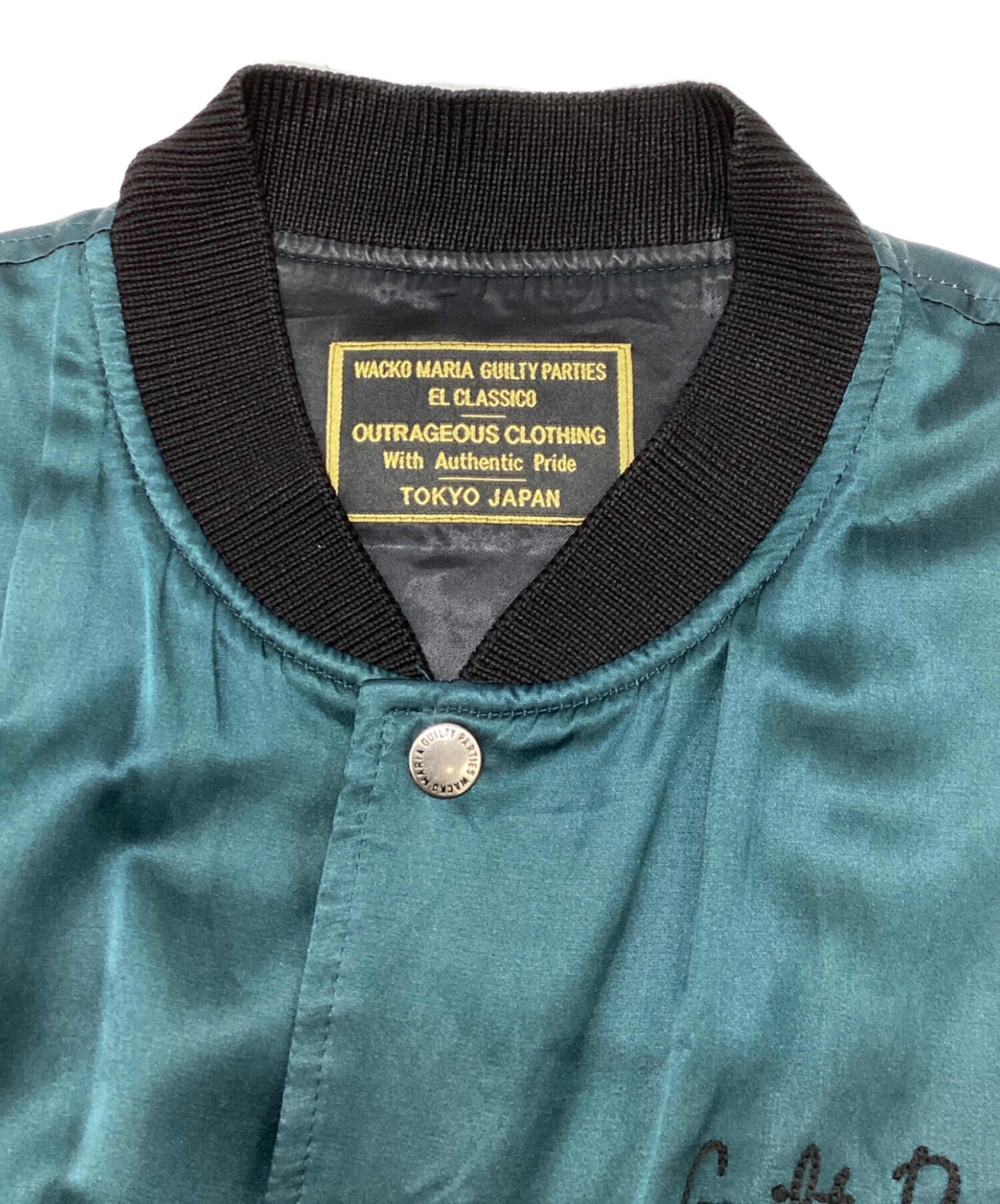 中古・古着通販】WACKO MARIA (ワコマリア) 刺繍サテンジャケット
