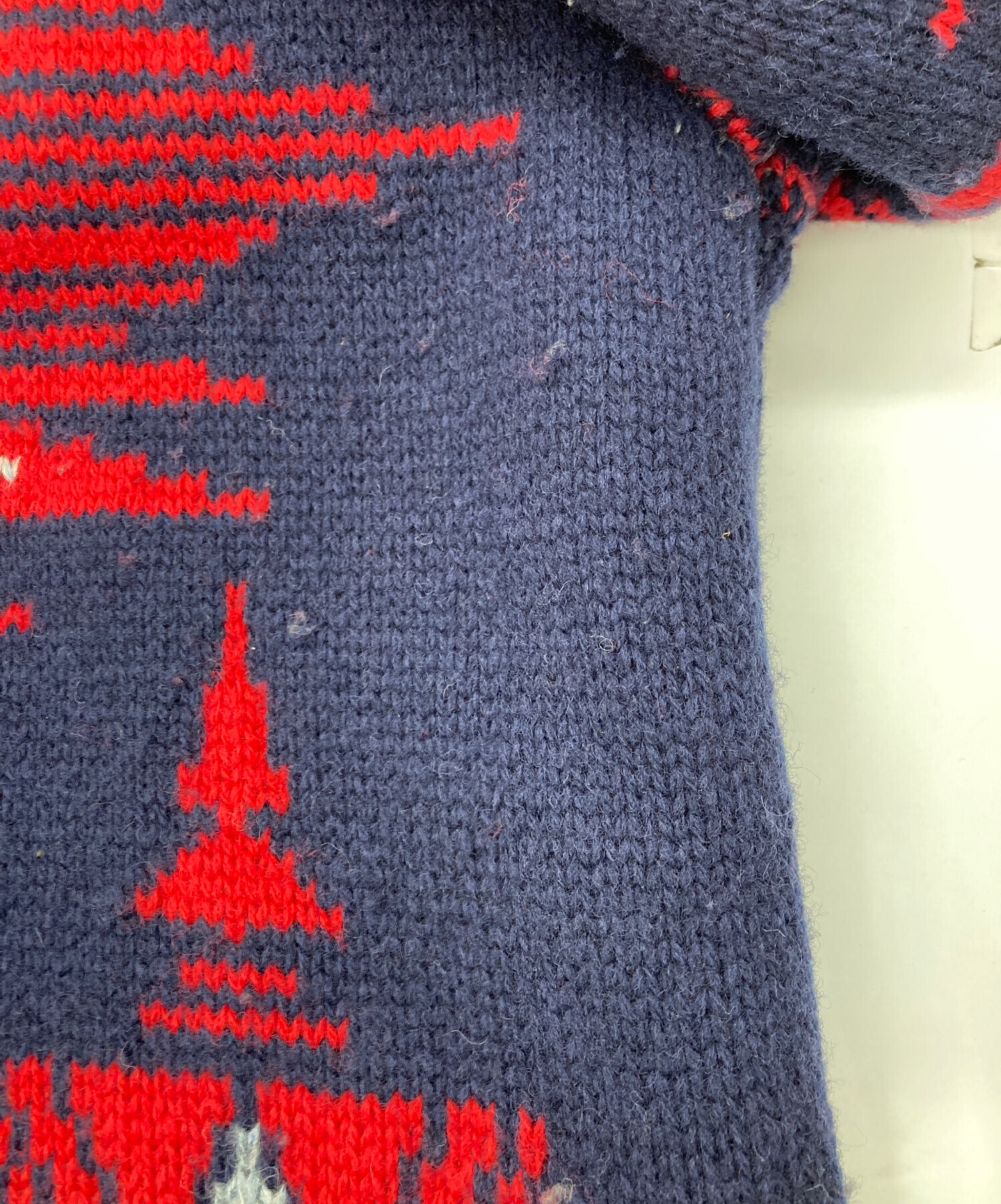 Marbles(マーブルズ) Shawl Collar Native Knit 中古・古着通販】MARBLES (マーブルズ) Shawl Collar Native Pattern