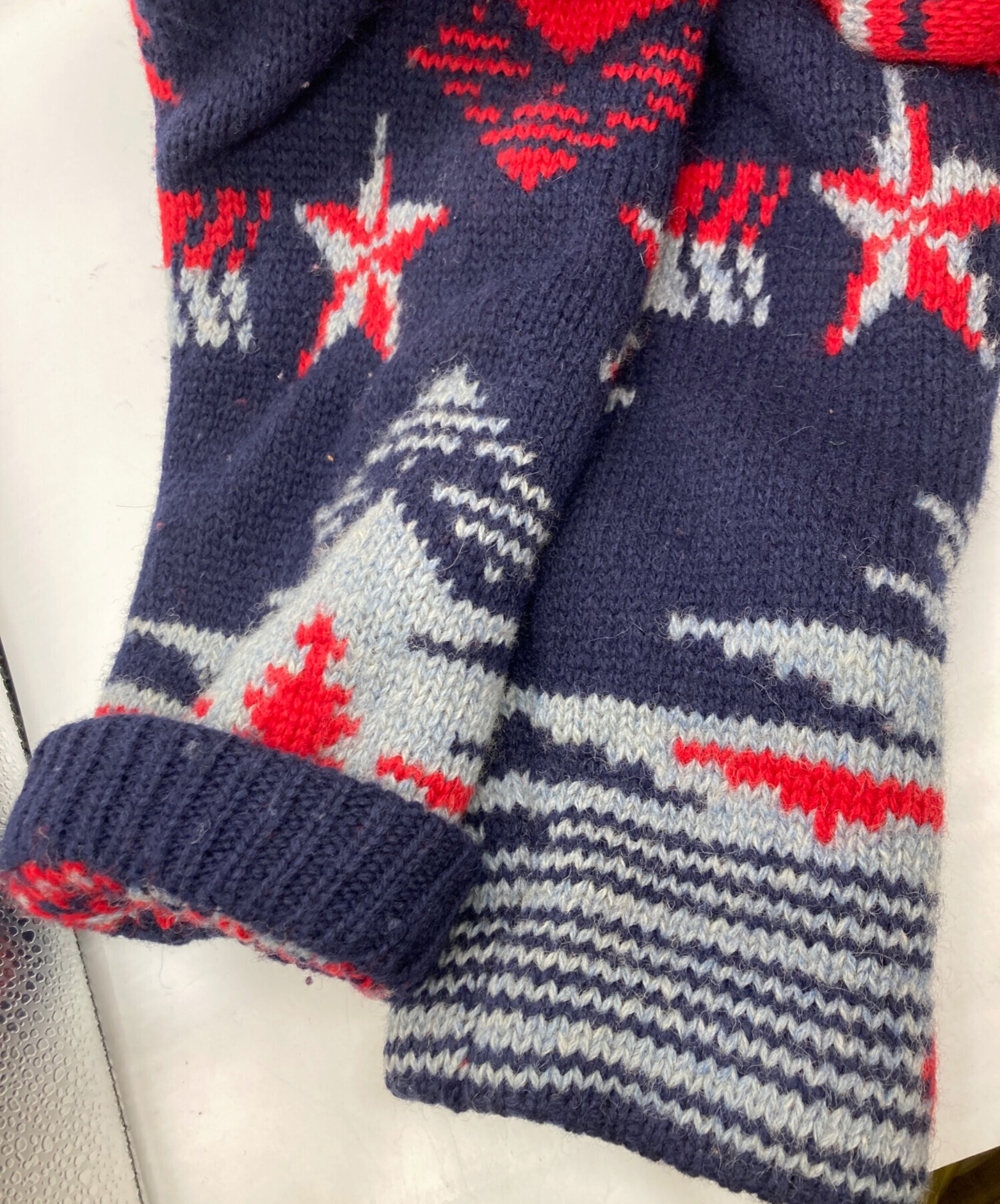 中古・古着通販】MARBLES (マーブルズ) Shawl Collar Native Pattern