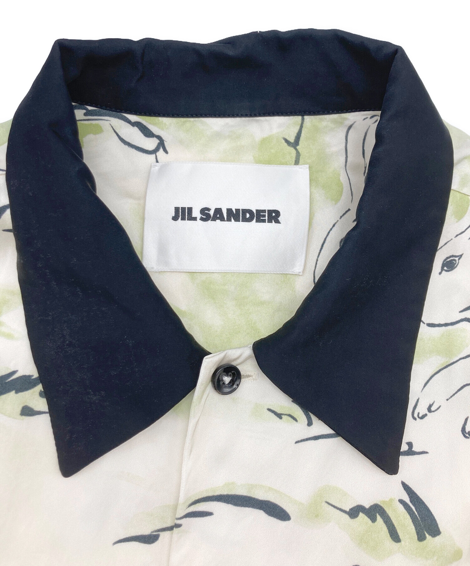 中古・古着通販】JIL SANDER (ジルサンダー) ラビット総柄ラペル切替 