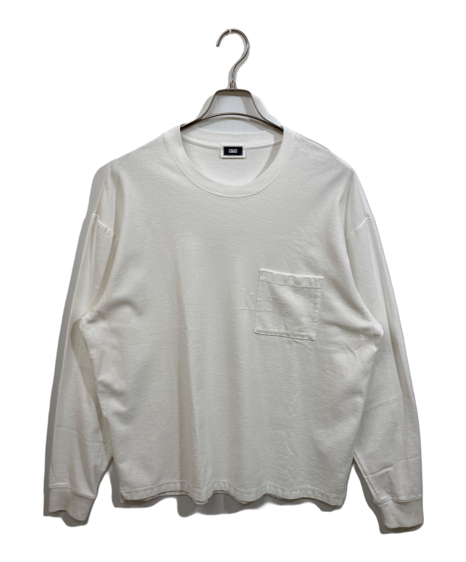 中古・古着通販】KITH (キス) Long Sleeve Quinn Tee ホワイト サイズ 