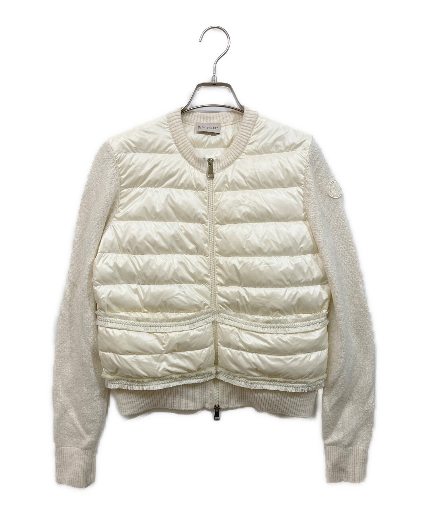 中古・古着通販】MONCLER (モンクレール) GARDIGAN TRICOT ニット切替