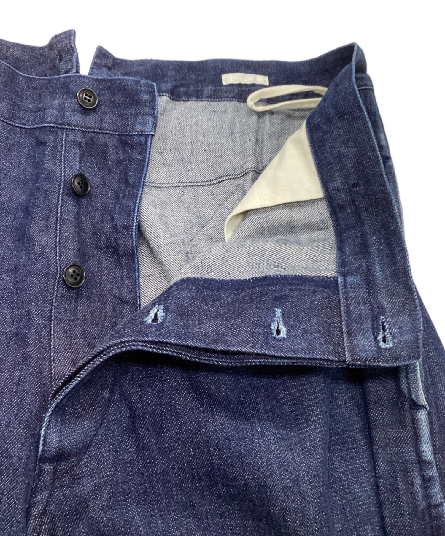 中古・古着通販】COMOLI (コモリ) デニム オーバーパンツ インディゴ