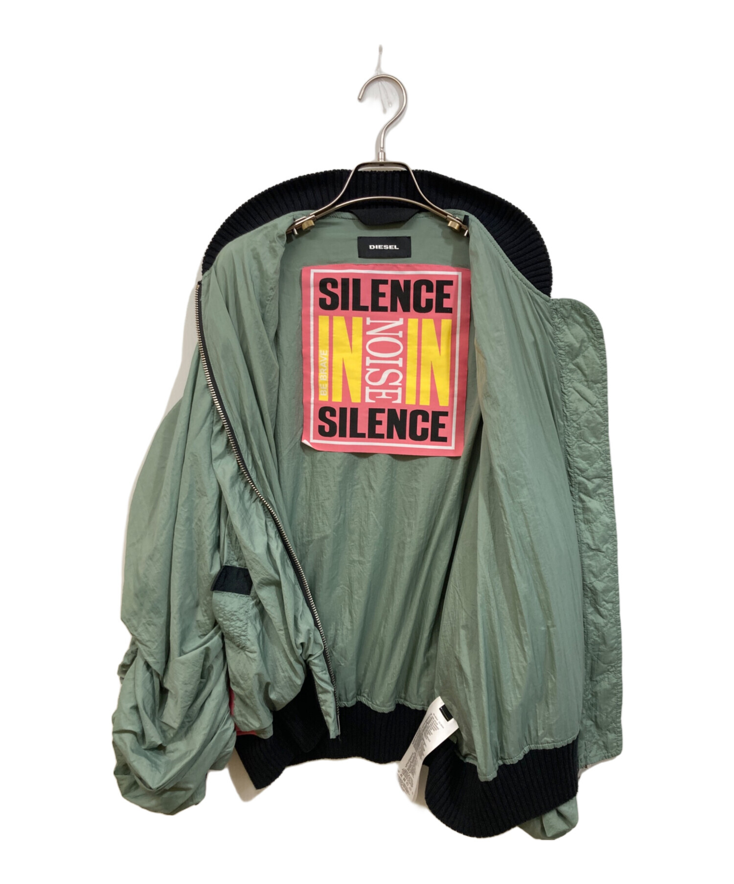 中古・古着通販】DIESEL (ディーゼル) silence in noise ナイロン