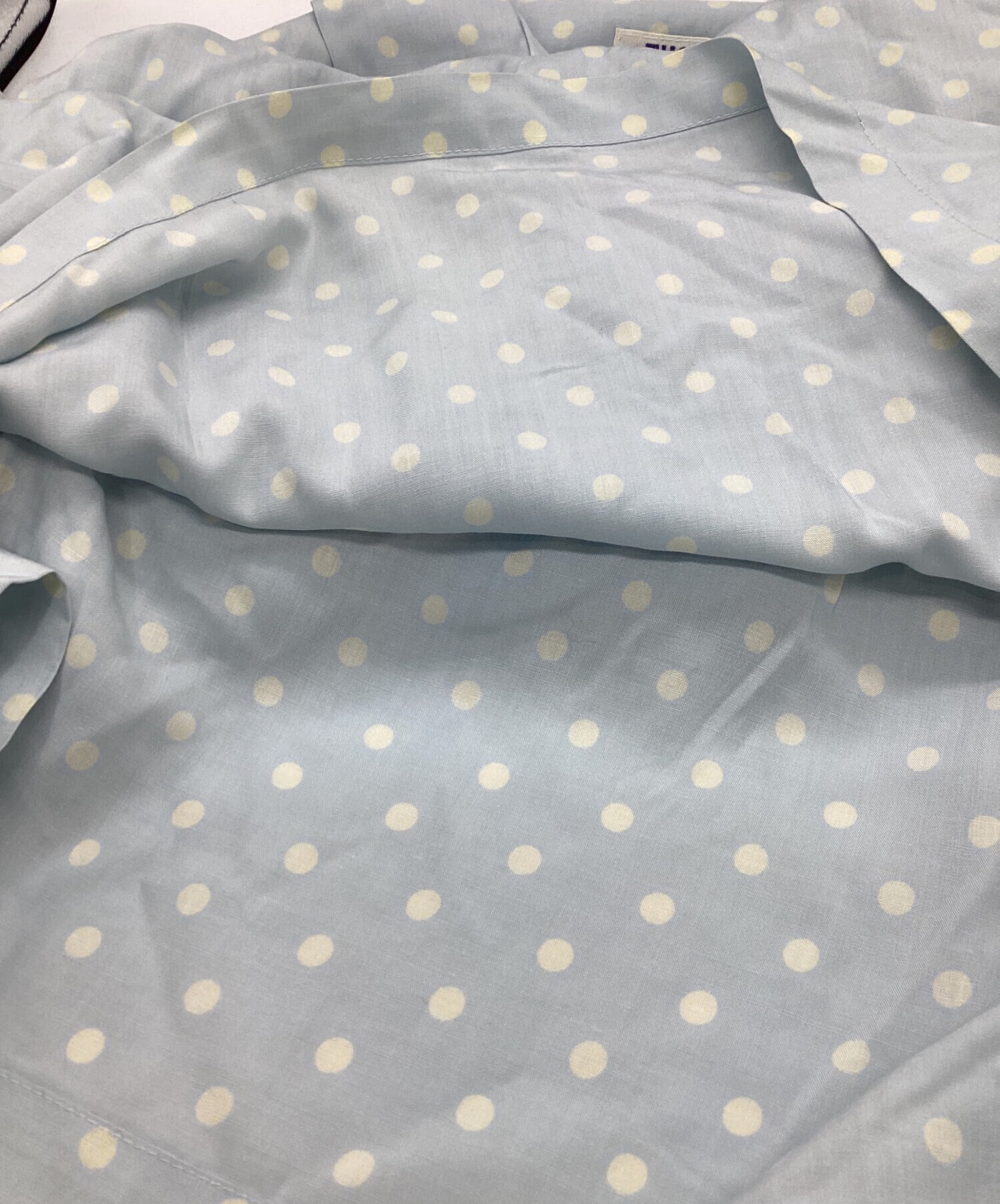 中古・古着通販】ZUCCA (ズッカ) ドット柄レーヨンワンピース スカイ
