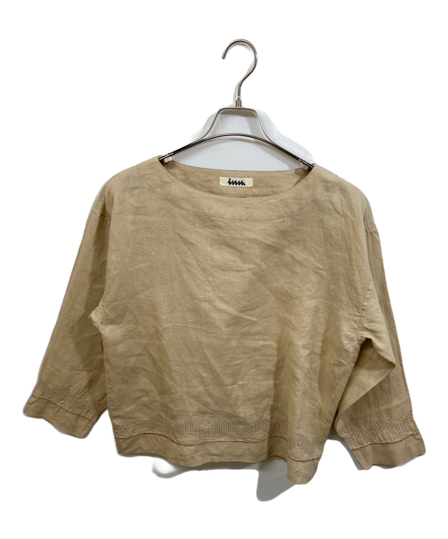 中古・古着通販】ISSEY MIYAKE (イッセイミヤケ) リネンブラウス 