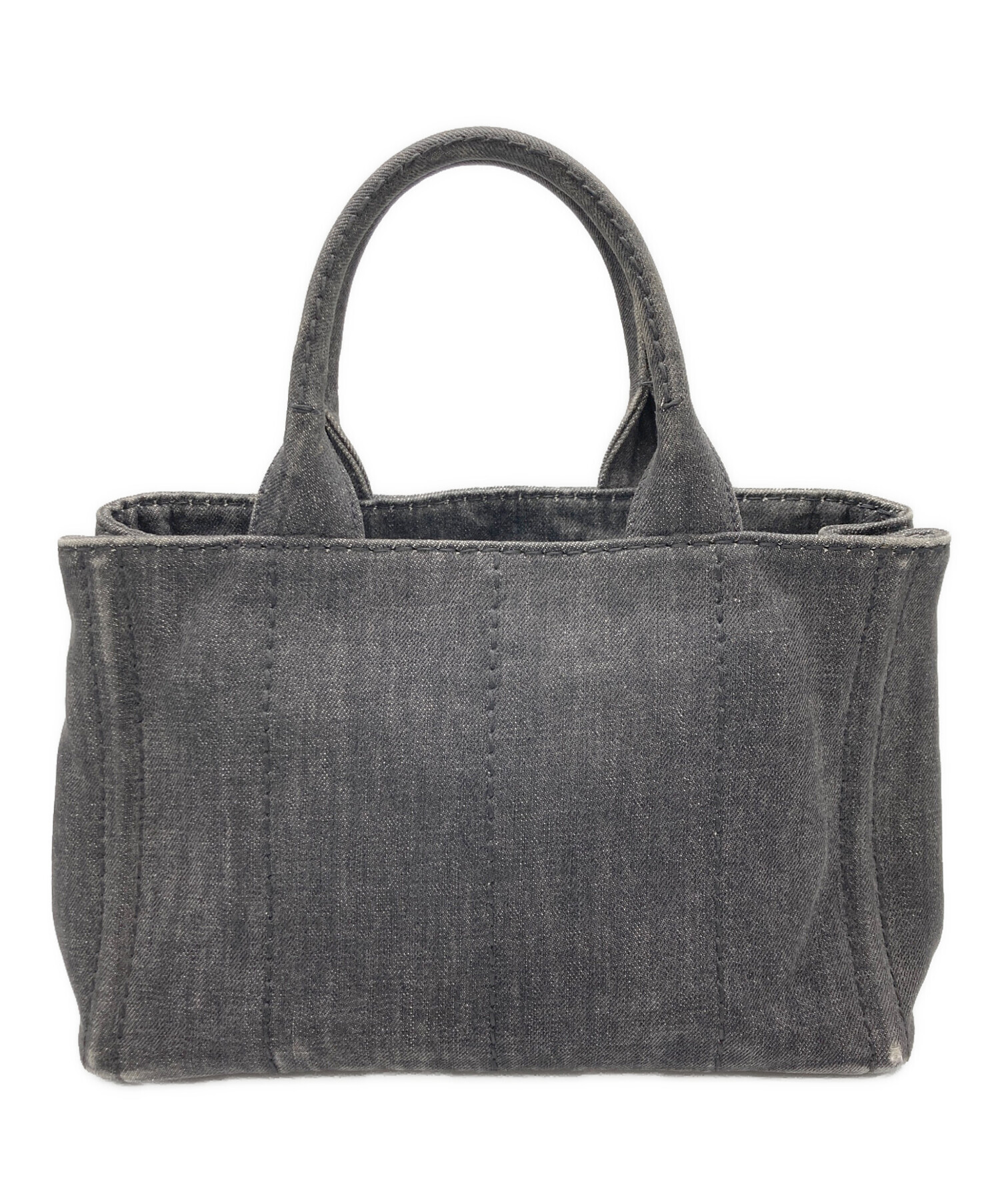 中古・古着通販】PRADA (プラダ) カナパ デニムトートバッグ 