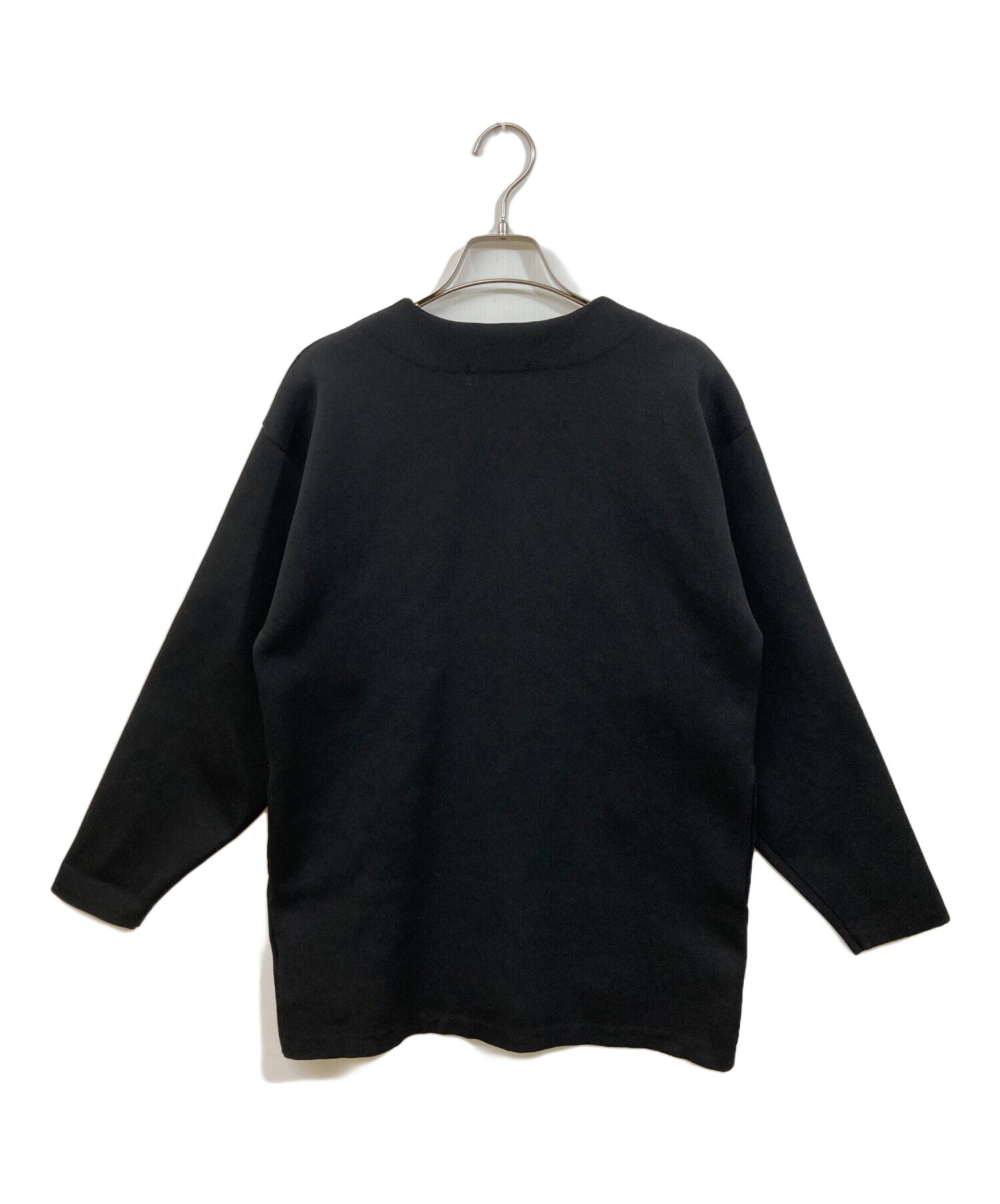 中古・古着通販】See she me (シーシーミー) ニットブルゾン ブラック