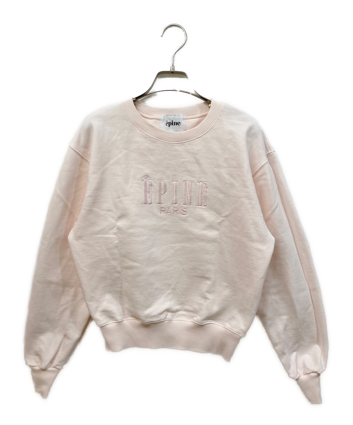 ☆r☆ epine エピヌ　ブラウス　スウェット 中古・古着通販】epine (エピヌ) ロゴスウェット アイボリー サイズ