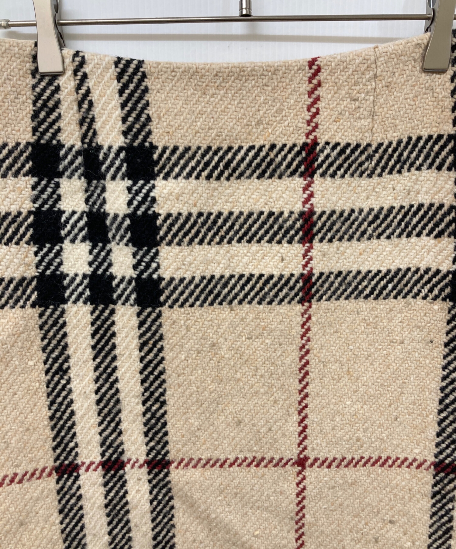 ✨美品 ✨バーバリー ロンドン スカート チェック 40(L相当) ベージュ 中古・古着通販】BURBERRY LONDON (バーバリーロンドン) メガチェック