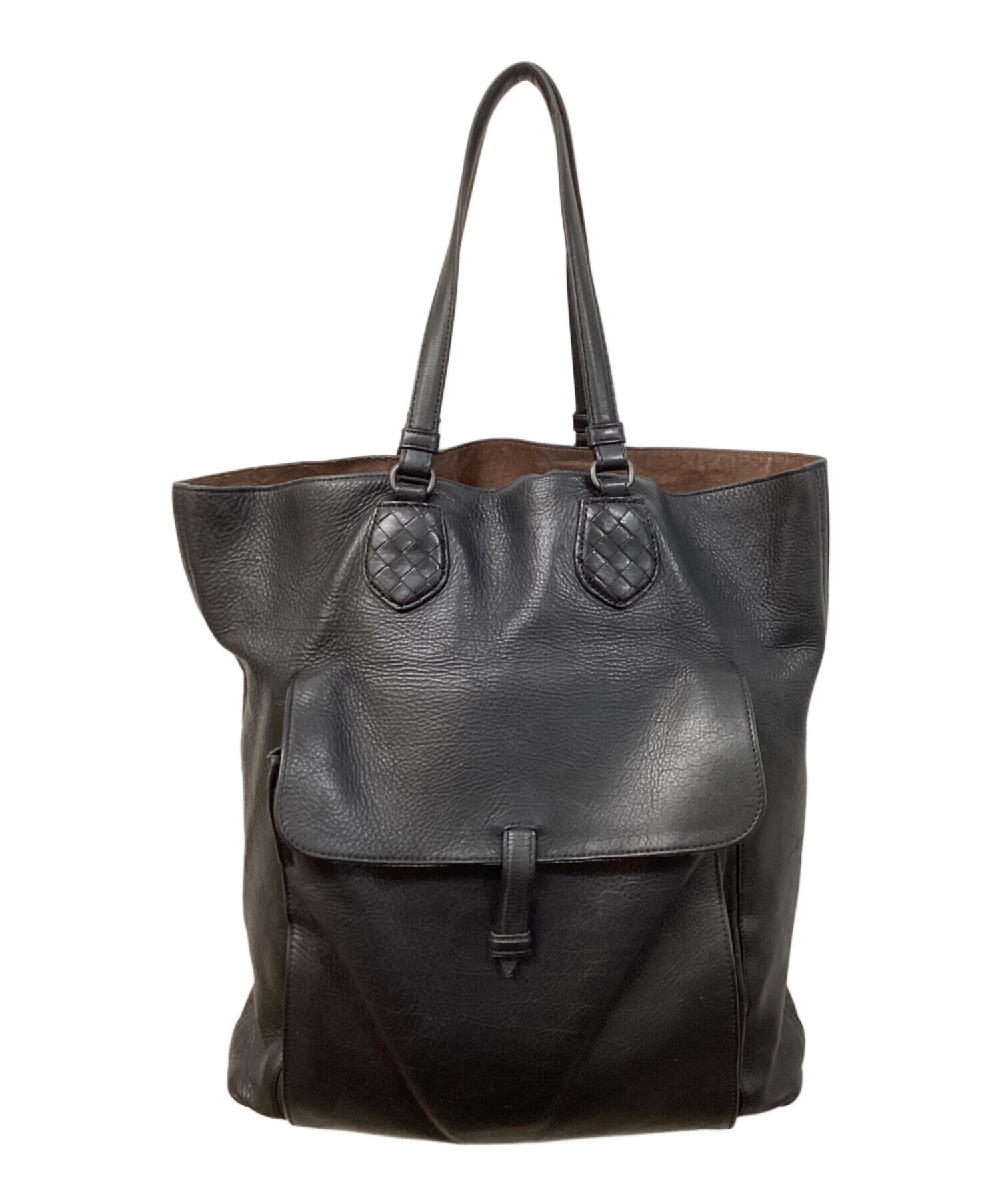 中古・古着通販】BOTTEGA VENETA (ボッテガベネタ) レザートートバッグ 