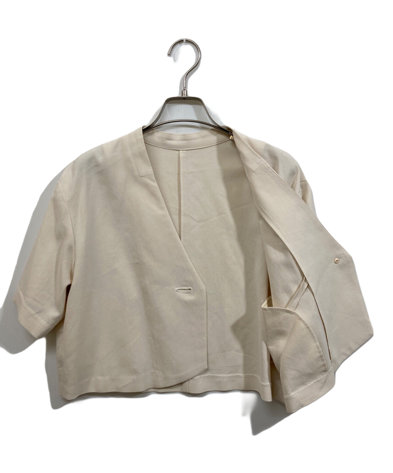 中古・古着通販】CADUNE (カデュネ) 半袖ジャケット ベージュ サイズ