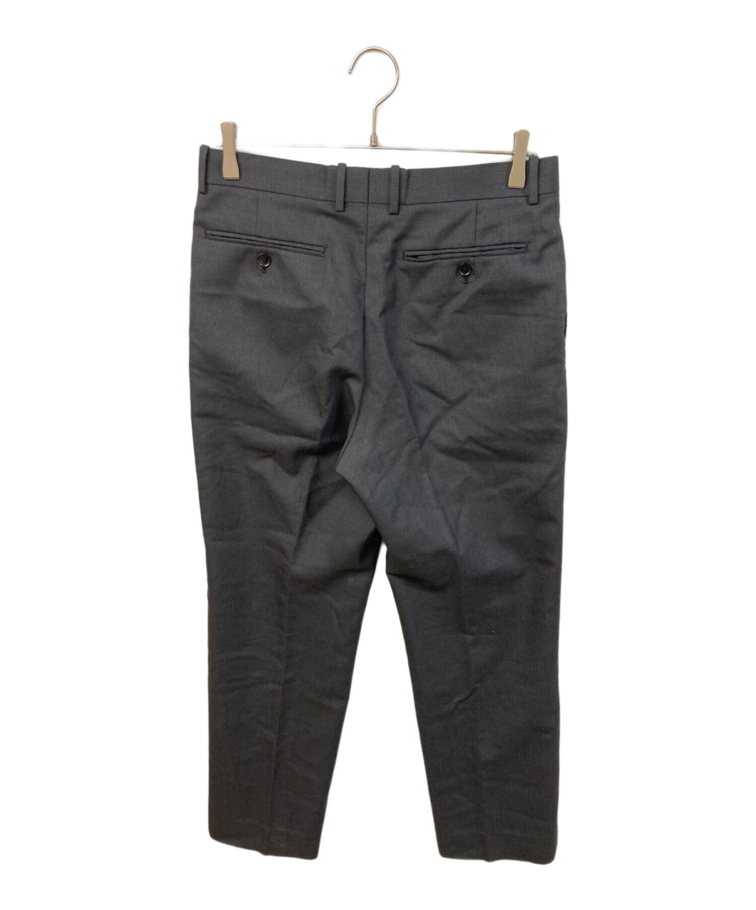 中古・古着通販】AURALEE (オーラリー) BLUEFACED WOOL SLACKS グレー