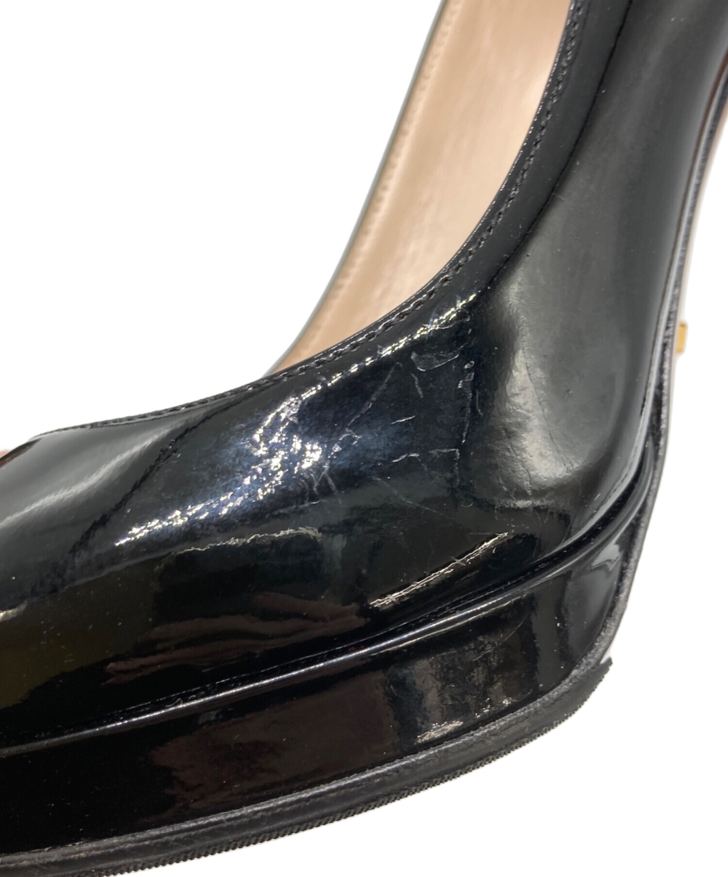 PRADAパンプス　値下げしました PRADA（プラダ）パンプス 黒 サイズ:EU34 1/2(21cm位) レディース