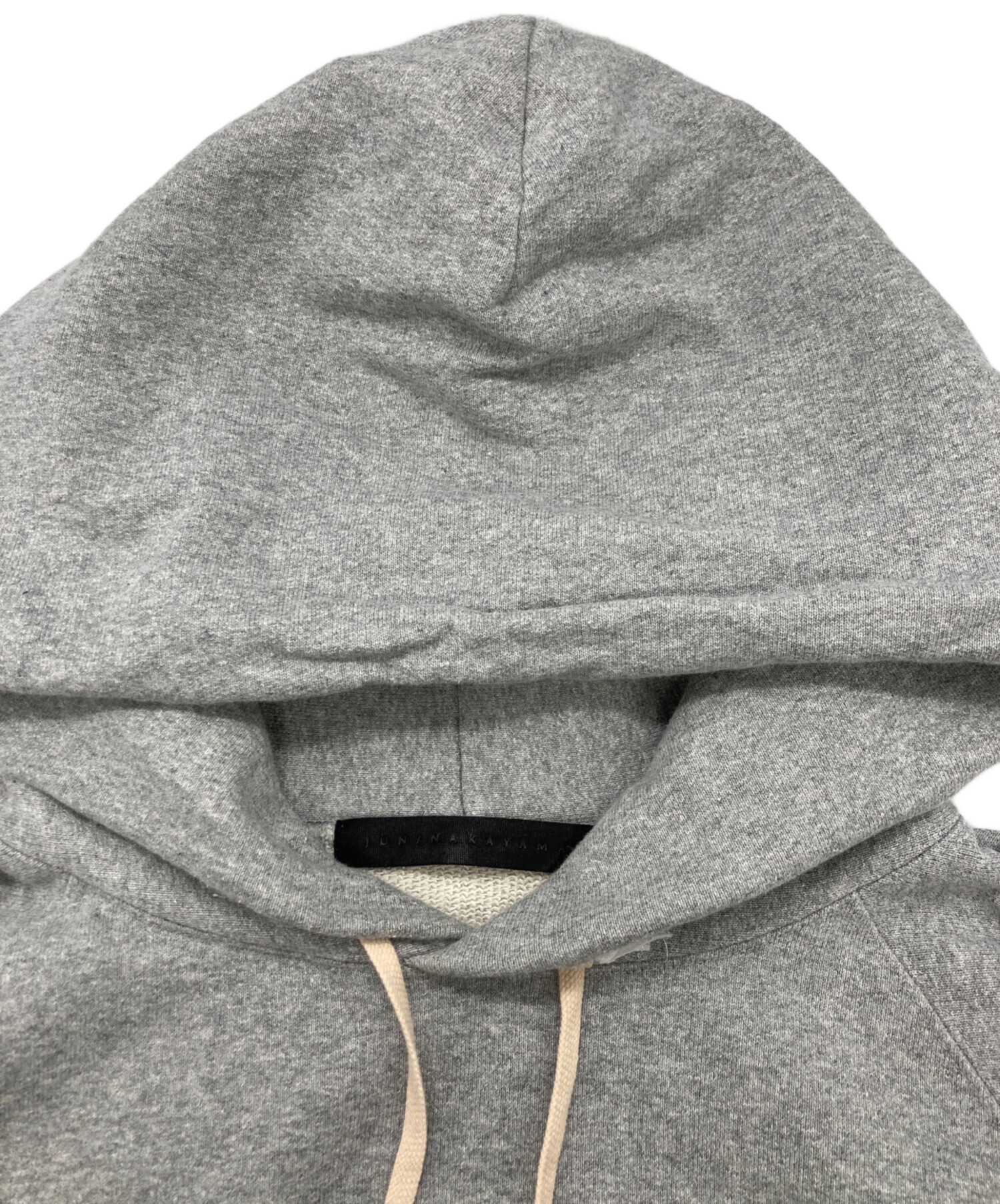 【JUN NAKAYAMA】ジュンナカヤマ グレー フード付きスウェット 中古・古着通販】JUN/NAKAYAMA (ジュン ナカヤマ) ノースリーブプル
