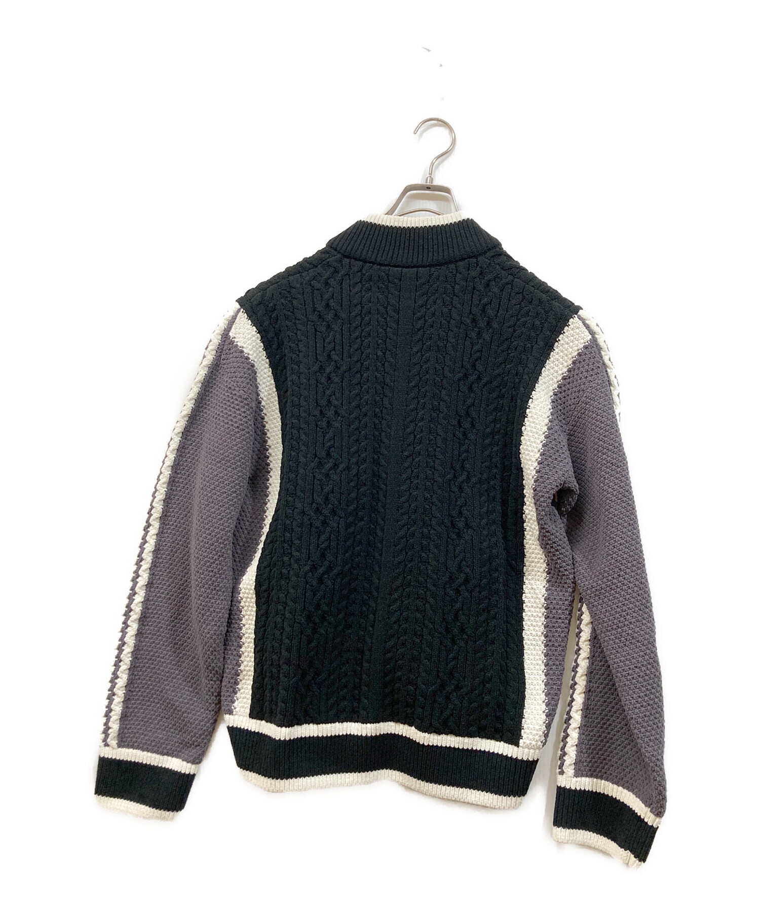 中古・古着通販】adidas (アディダス) RETRO REMIX CARDIGAN ブラック