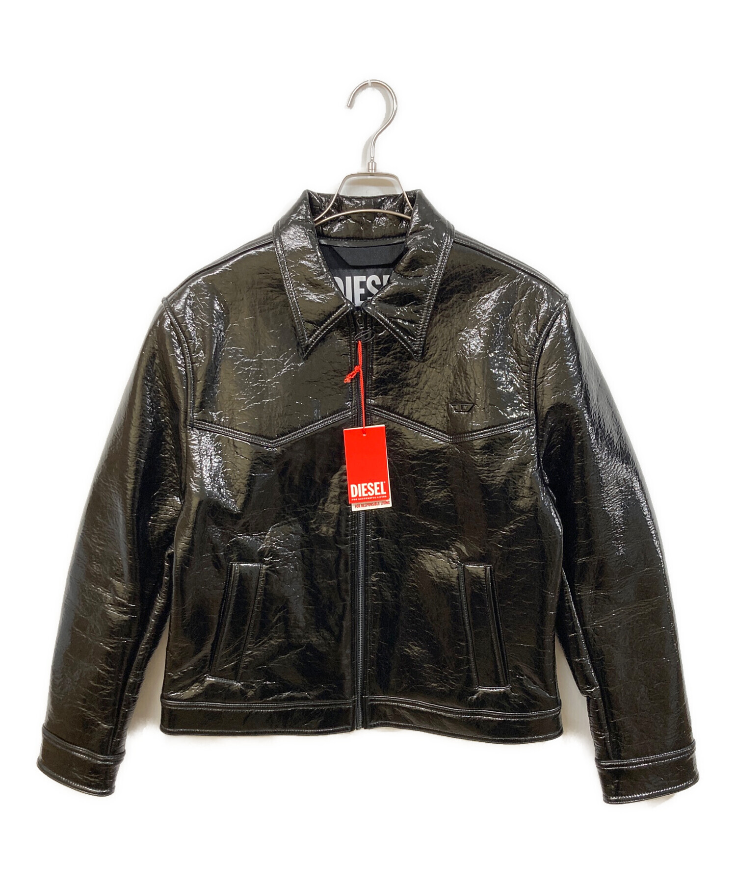 中古・古着通販】DIESEL (ディーゼル) J-LOU Leatherette ジャケット