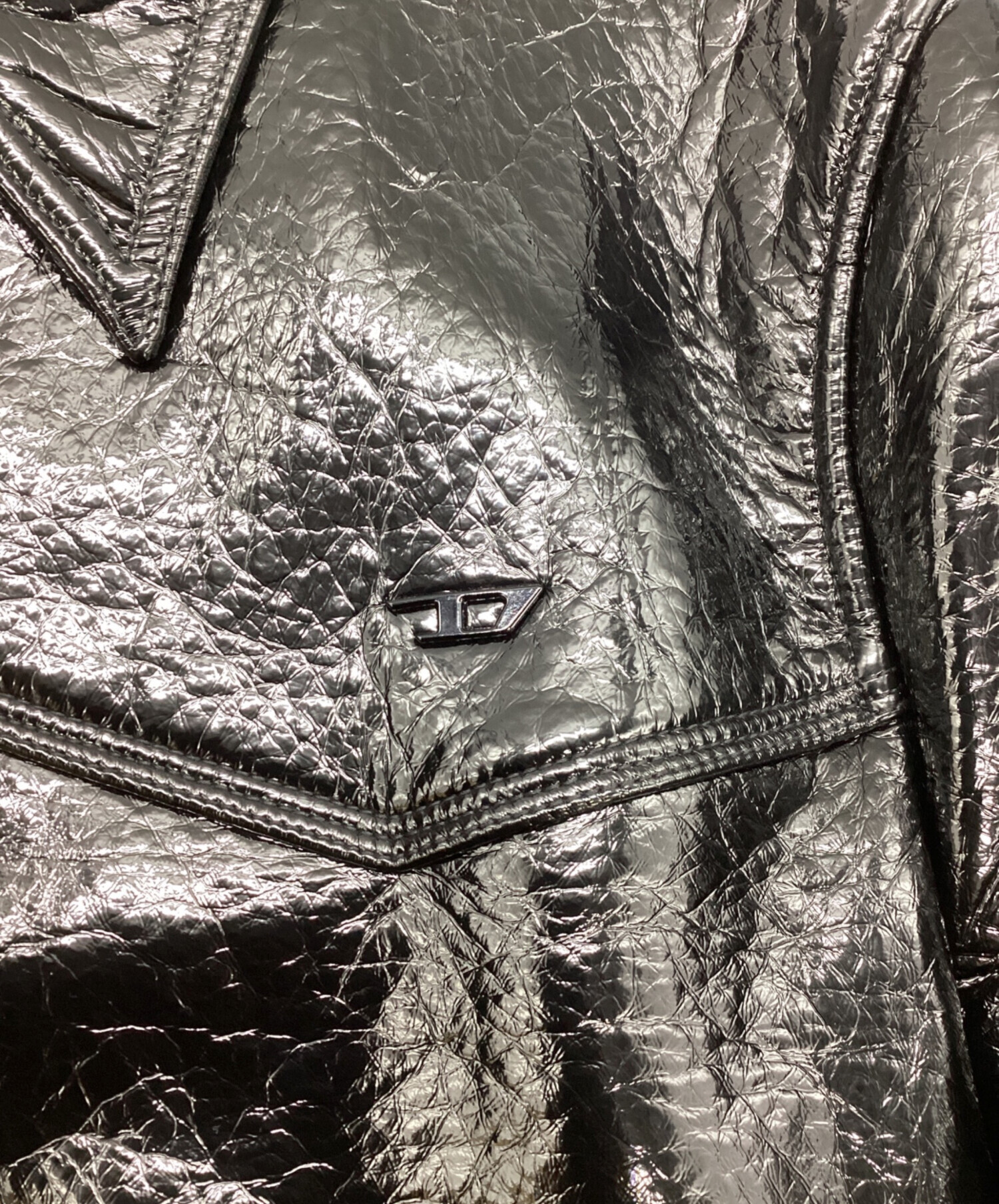 中古・古着通販】DIESEL (ディーゼル) J-LOU Leatherette ジャケット