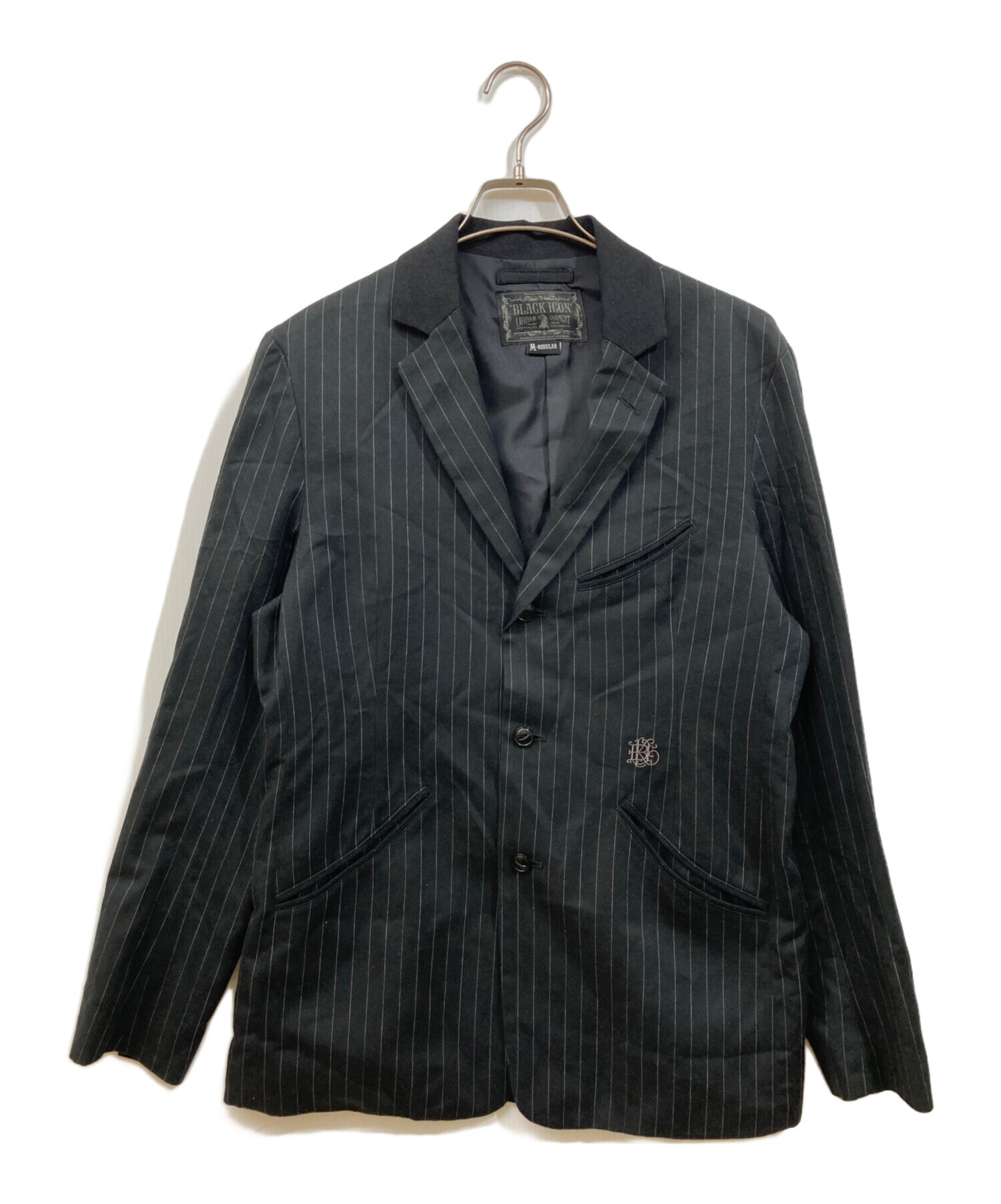 NEIGHBORHOOD ネイバーフッド テーラードジャケット S 紺 【古着】【中古】【送料無料】 中古・古着通販】NEIGHBORHOOD (ネイバーフッド) ストライプテーラード