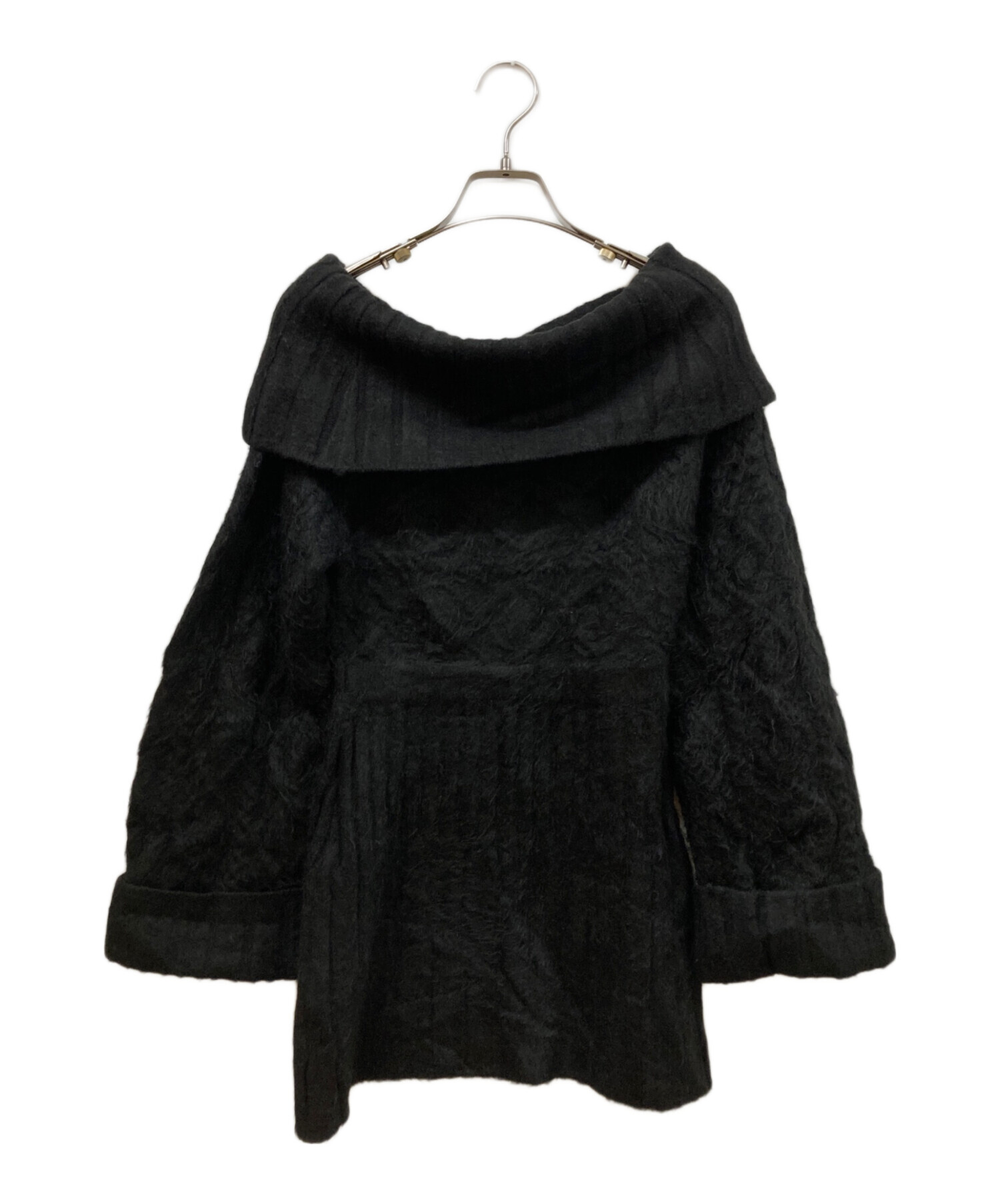 中古・古着通販】Darich (ダーリッチ) ヘアリーオフショルニット 