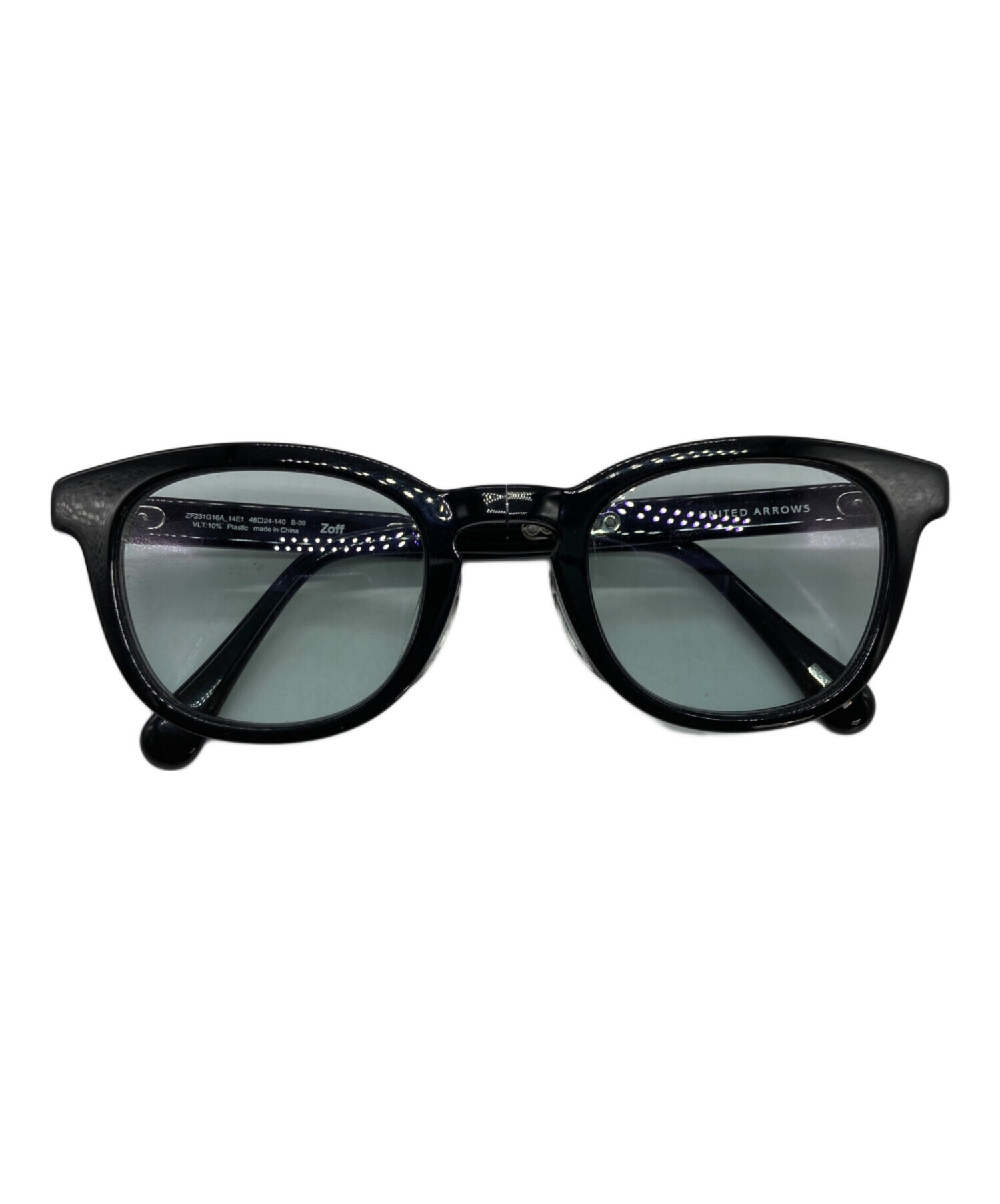 Zoff｜UNITED ARROWS DERSS UP サングラス ブラック 中古・古着通販】Zoff (ゾフ) UNITED ARROWS (ユナイテッドアローズ