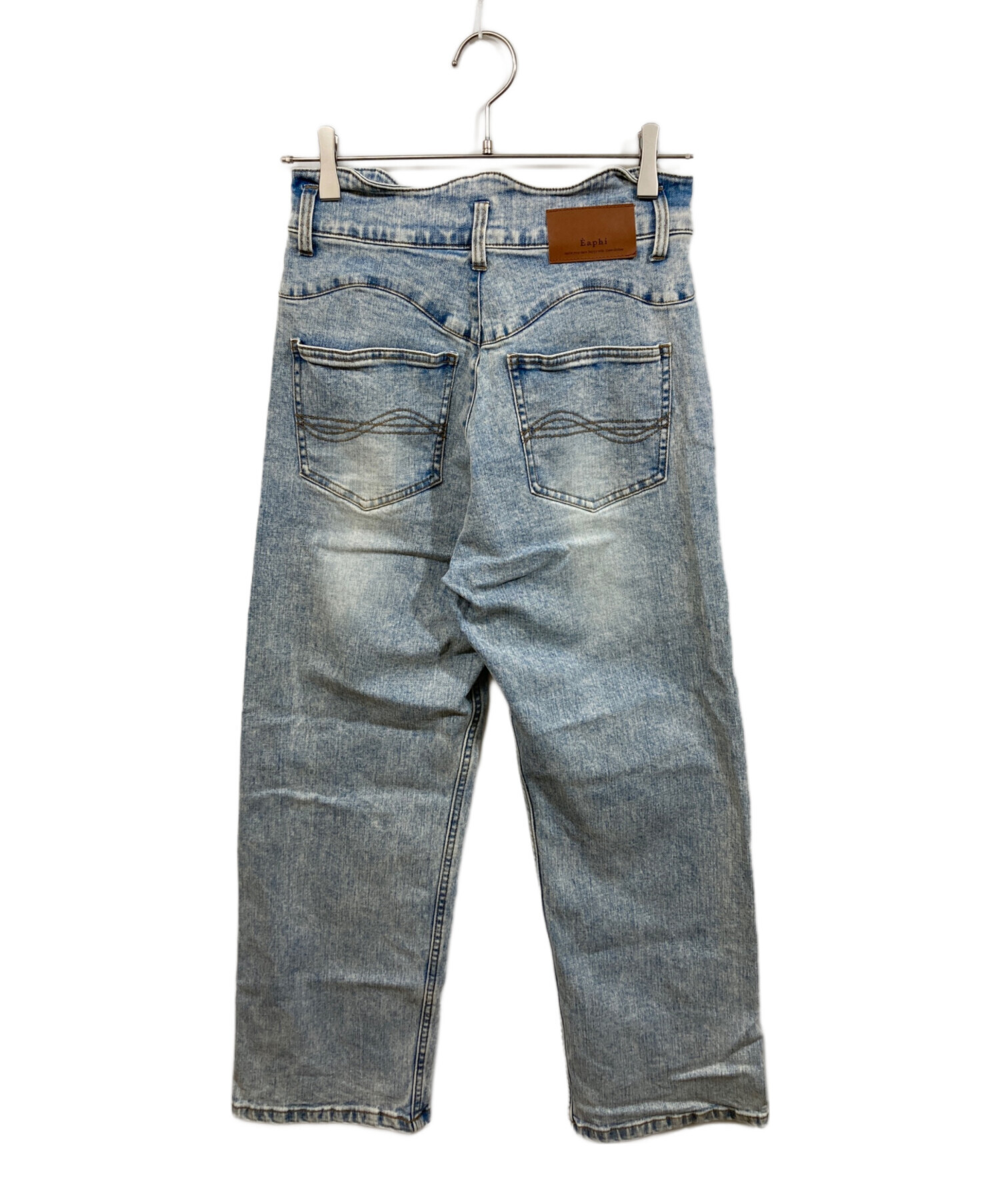 中古・古着通販】Eaphi (エフィ) WAVE DESIGN HIGH WAIST DENIM