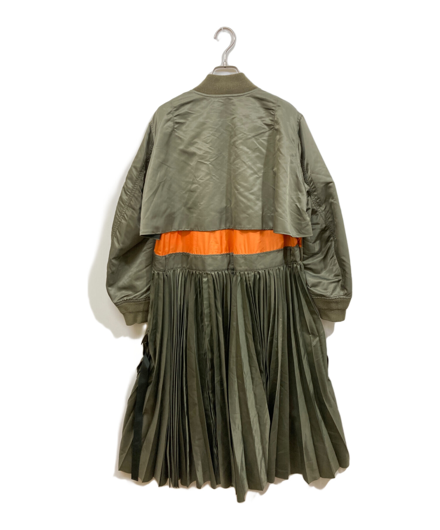 sacai MA-1 ドッキングコート 中古・古着通販】sacai (サカイ) MA-1ドッキングコート オリーブ