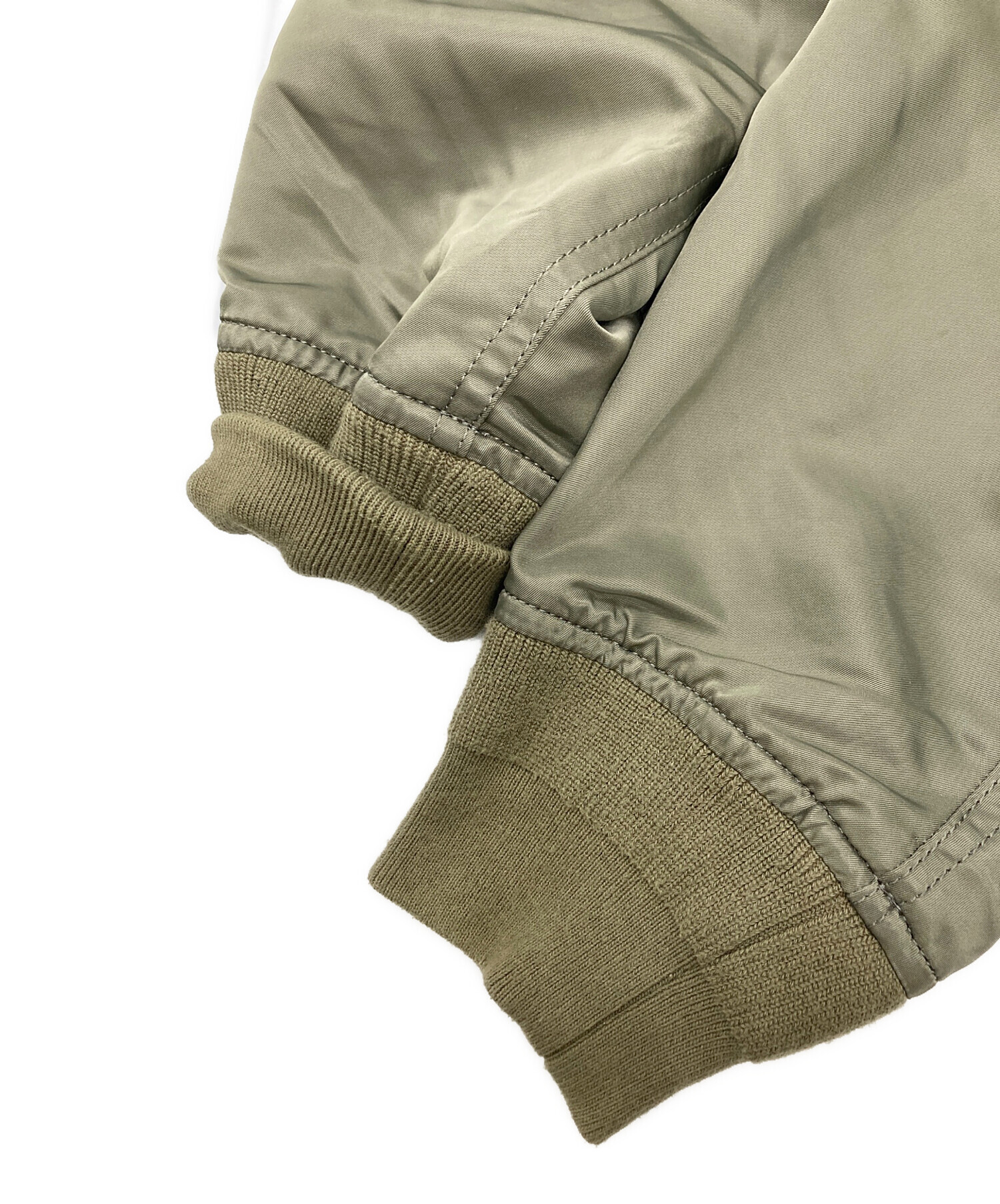 中古・古着通販】sacai (サカイ) MA-1ドッキングコート オリーブ